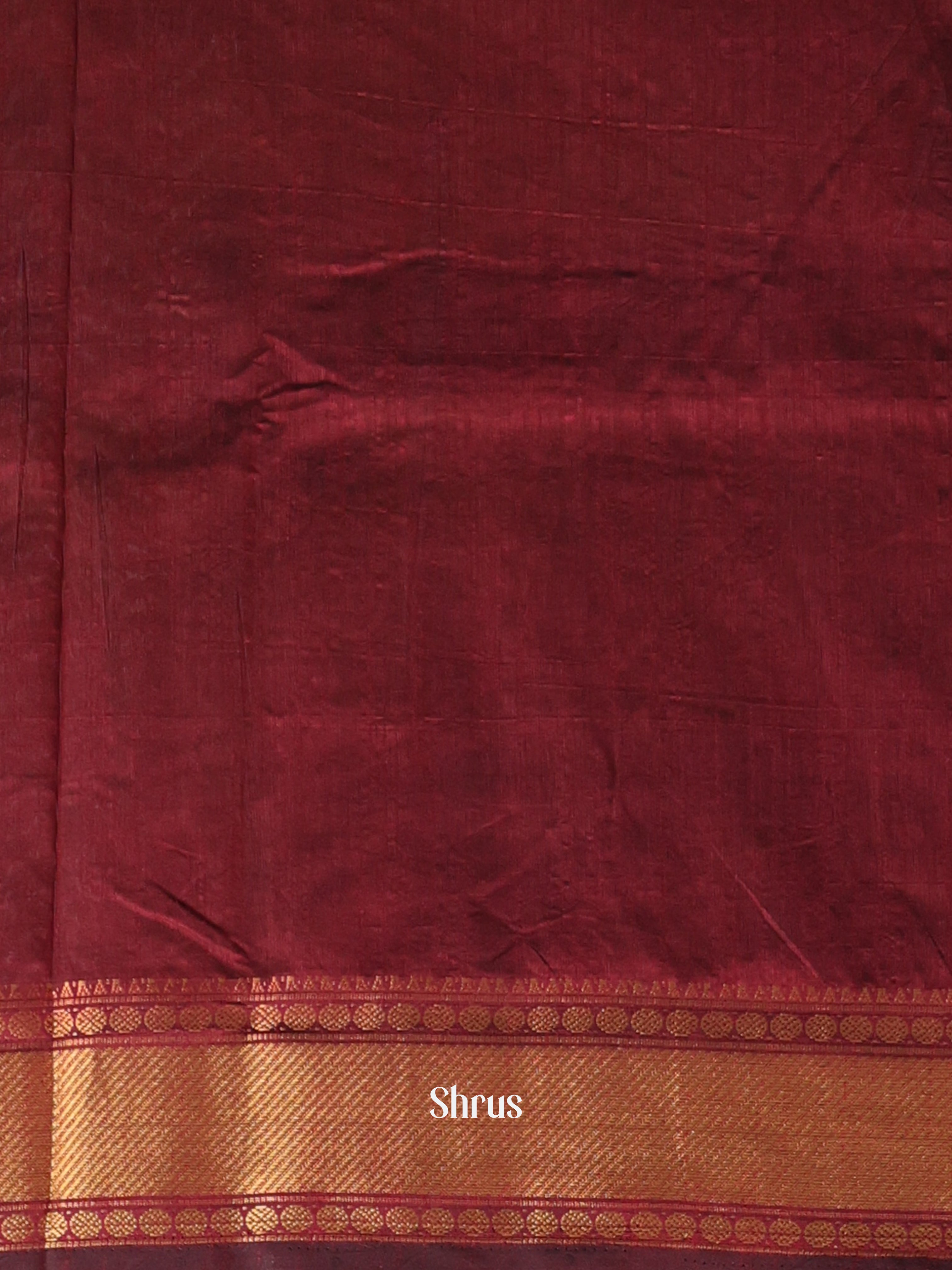 Black & Brown - Semi Patola Saree