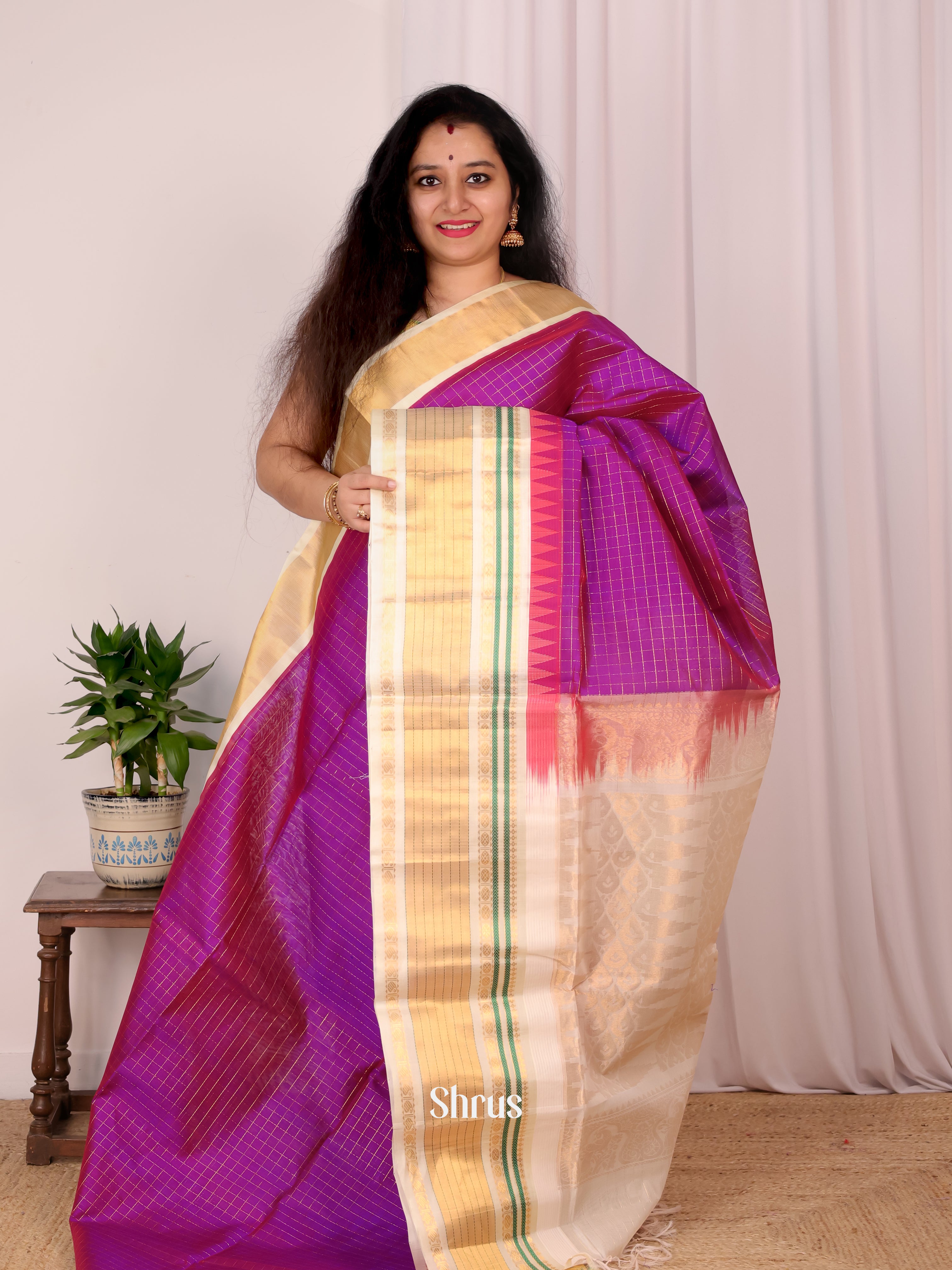 CKS19045 - Silk Cotton Saree