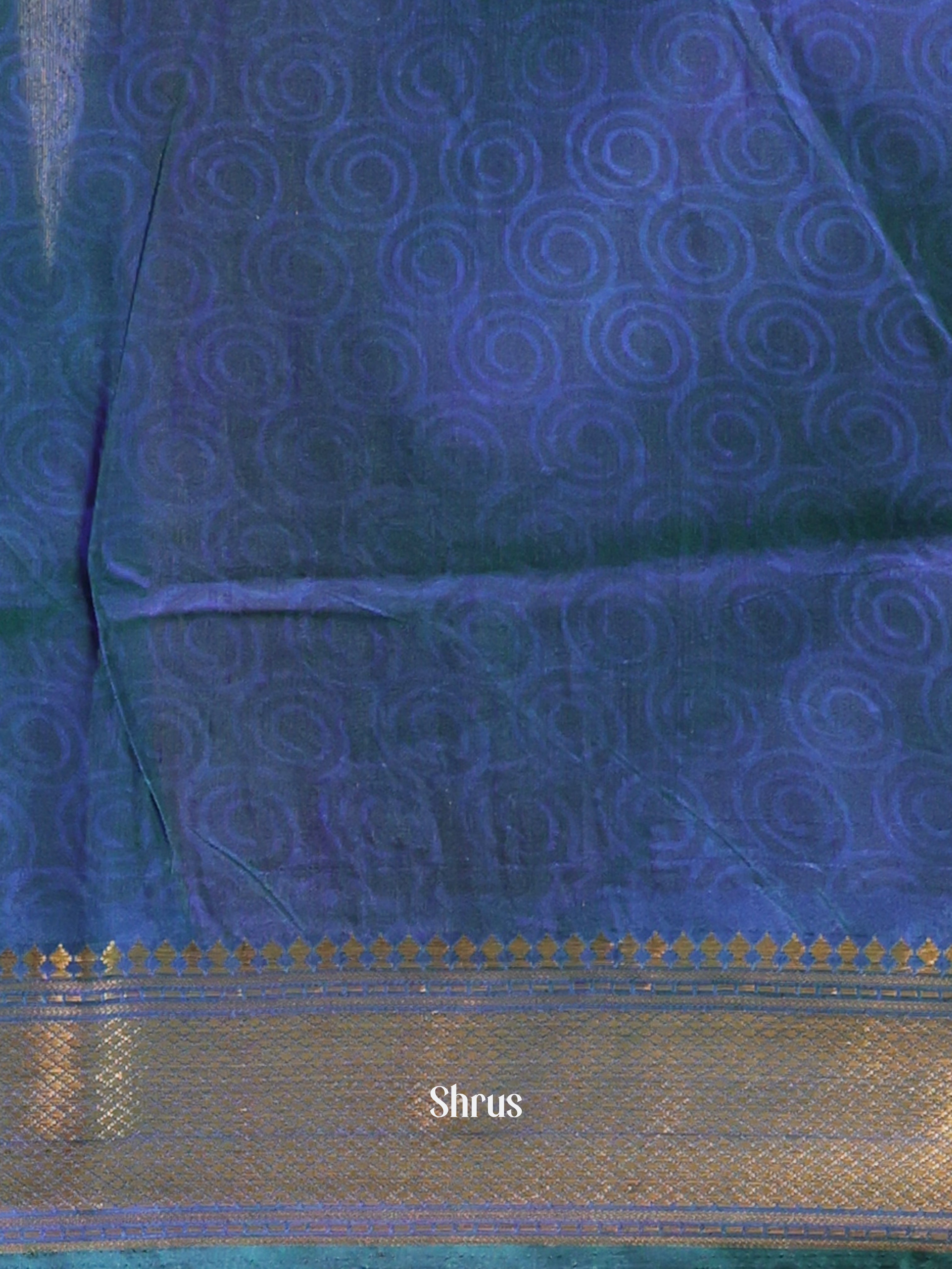 Teal & Blue - Semi Patola Saree