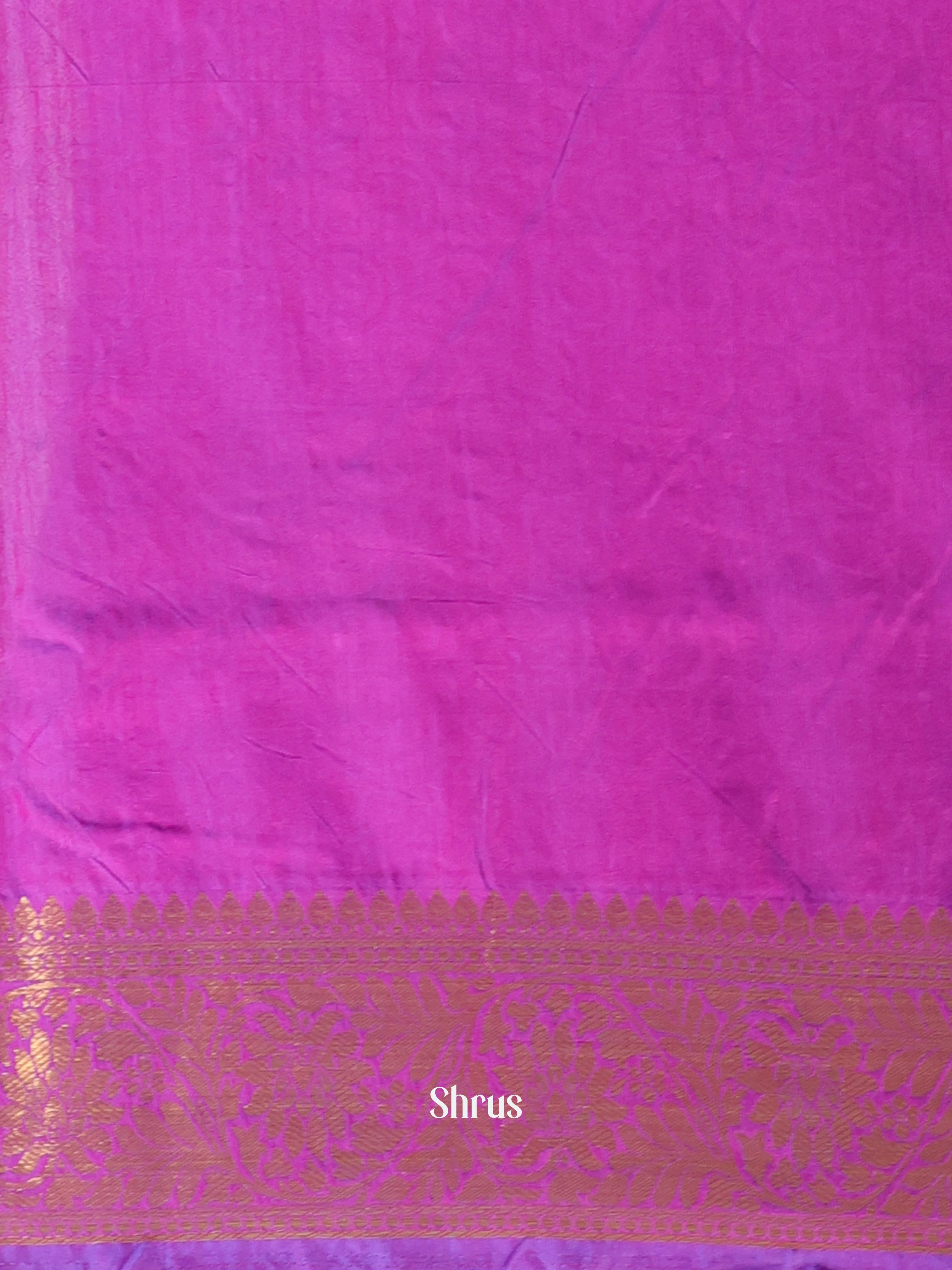 Blue & Purple - Semi Patola Saree