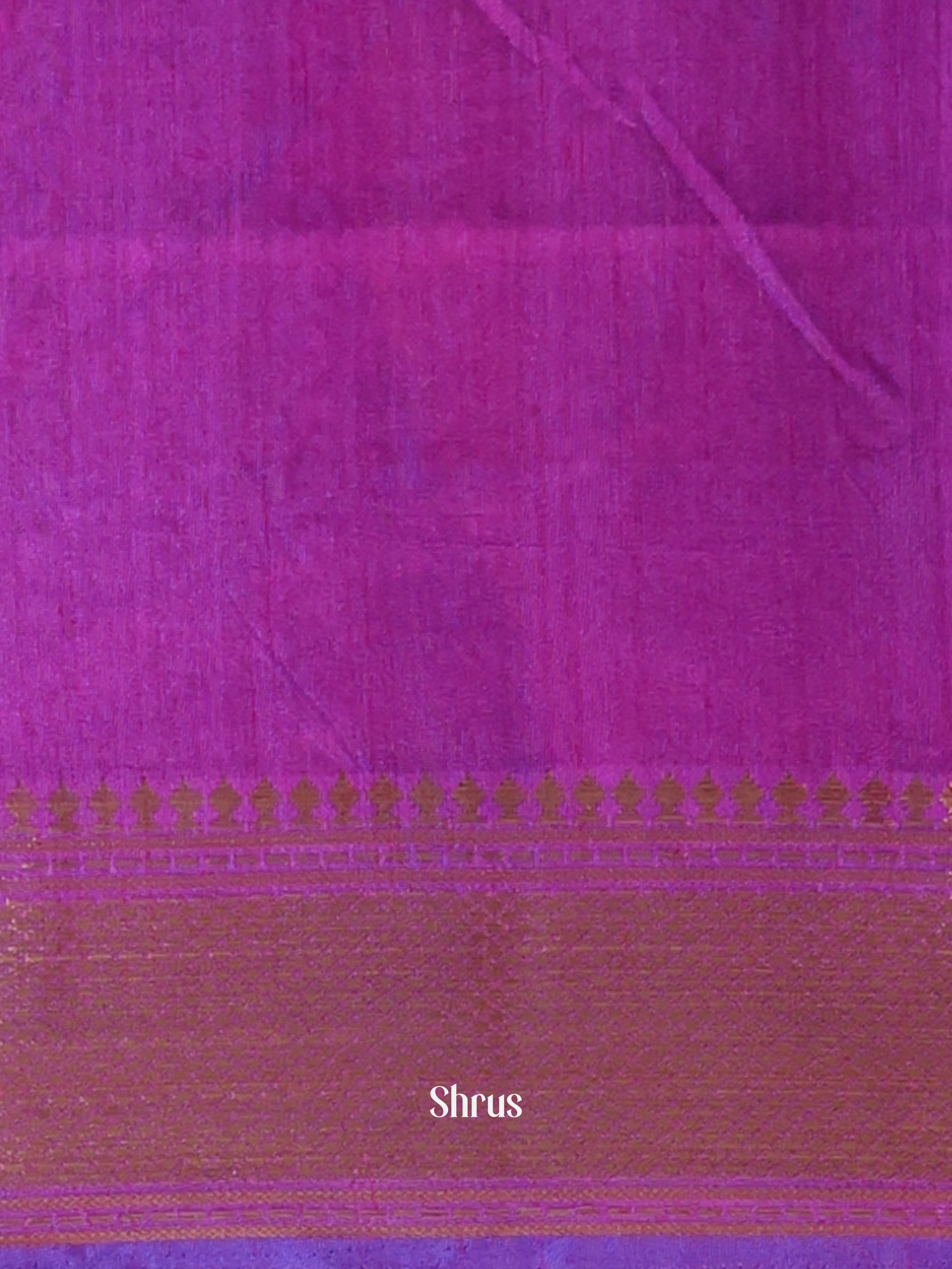 Blue & Purple - Semi Patola Saree