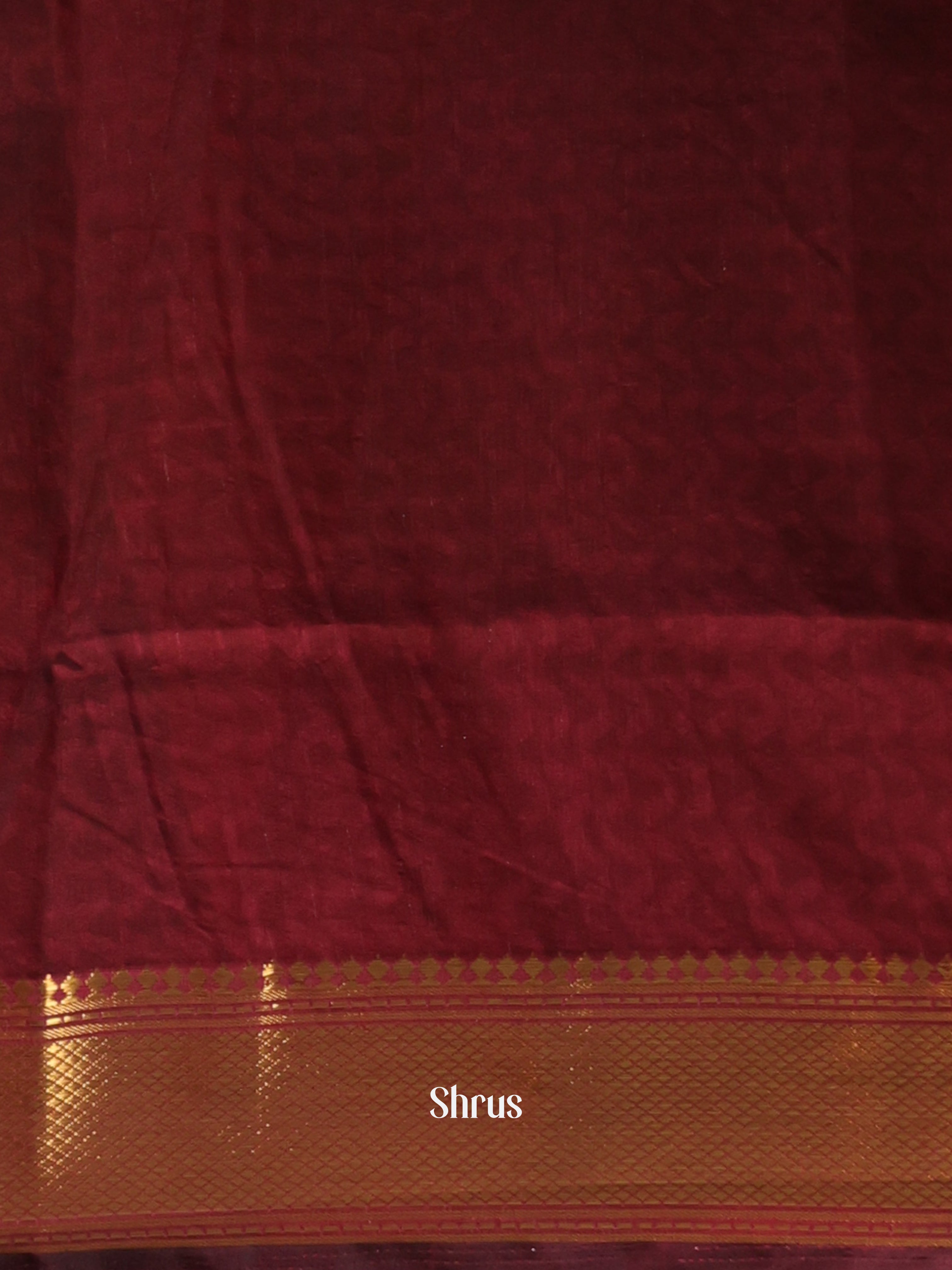 Black & Brown- Semi Patola Saree