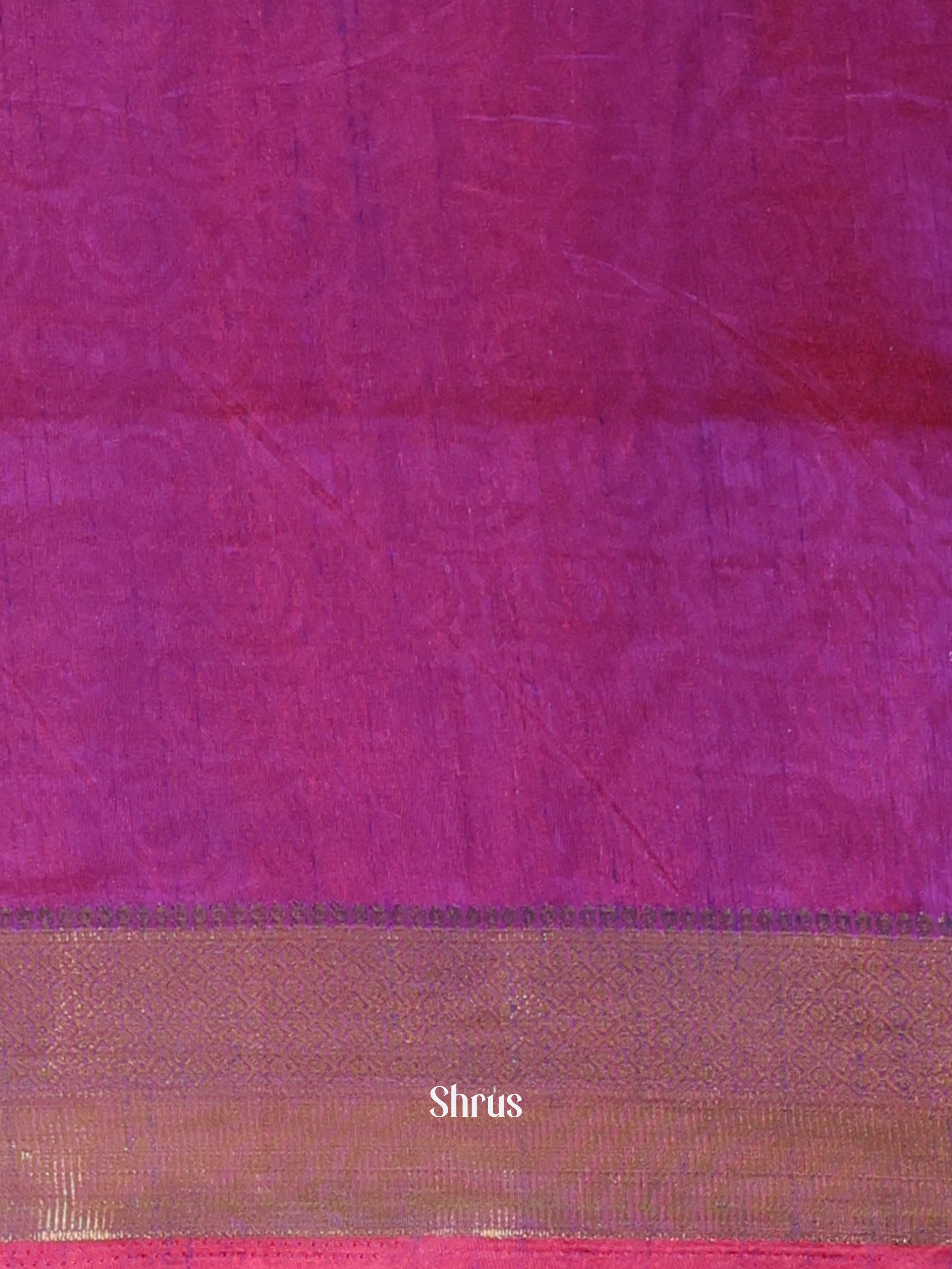 Pink & Purple - Semi Patola Saree