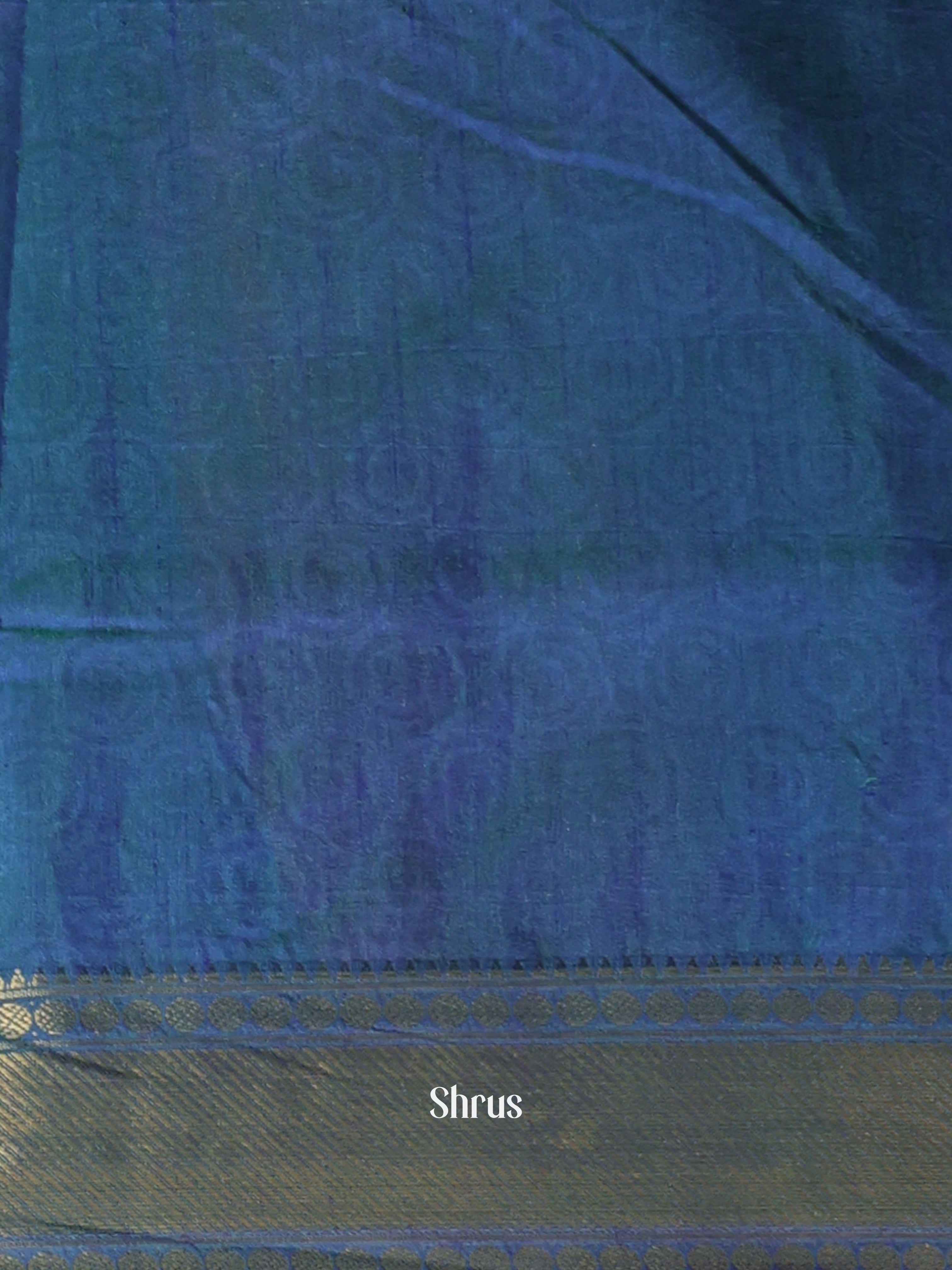 Green & Blue- Semi Patola Saree