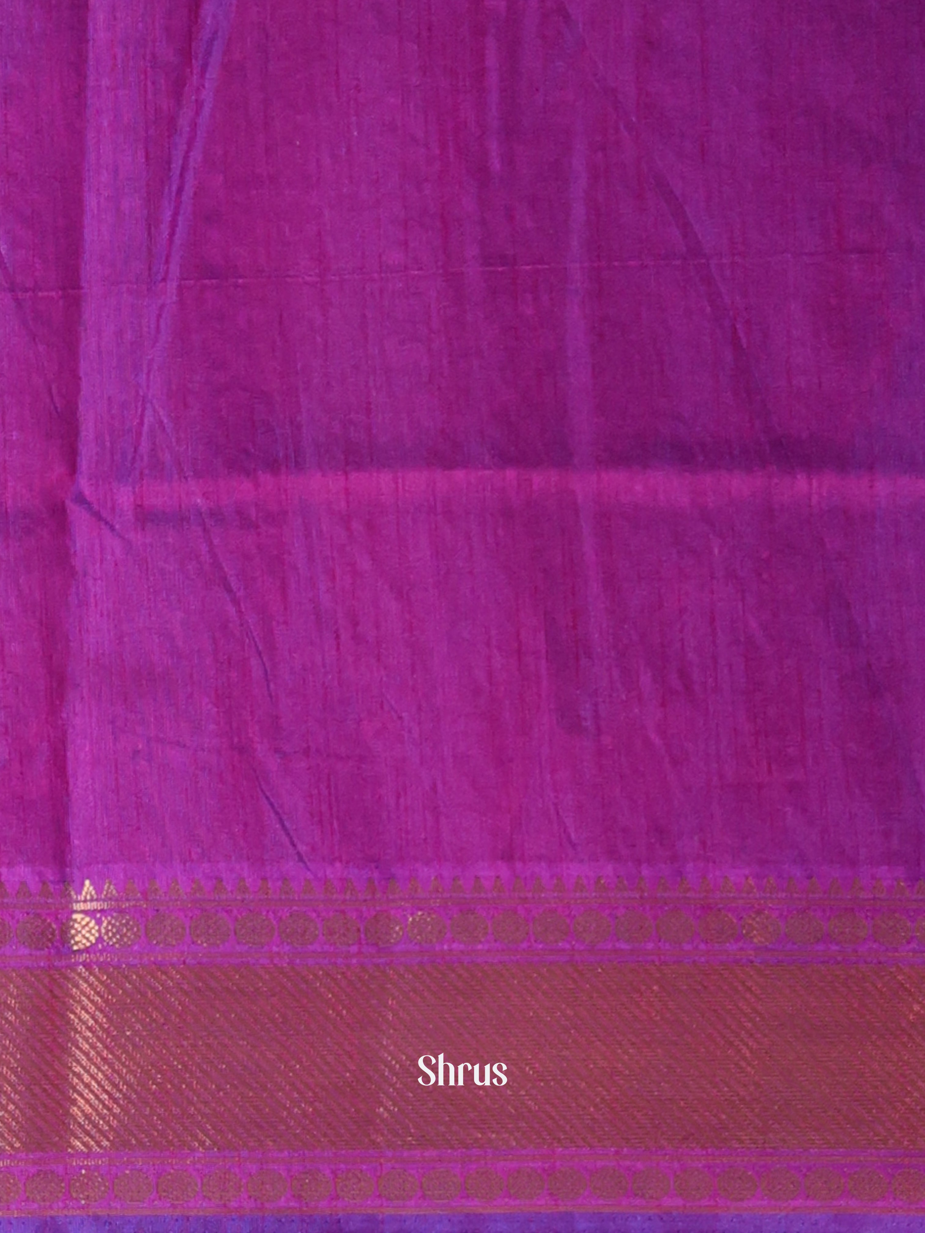 Blue & Purple - Semi Patola Saree