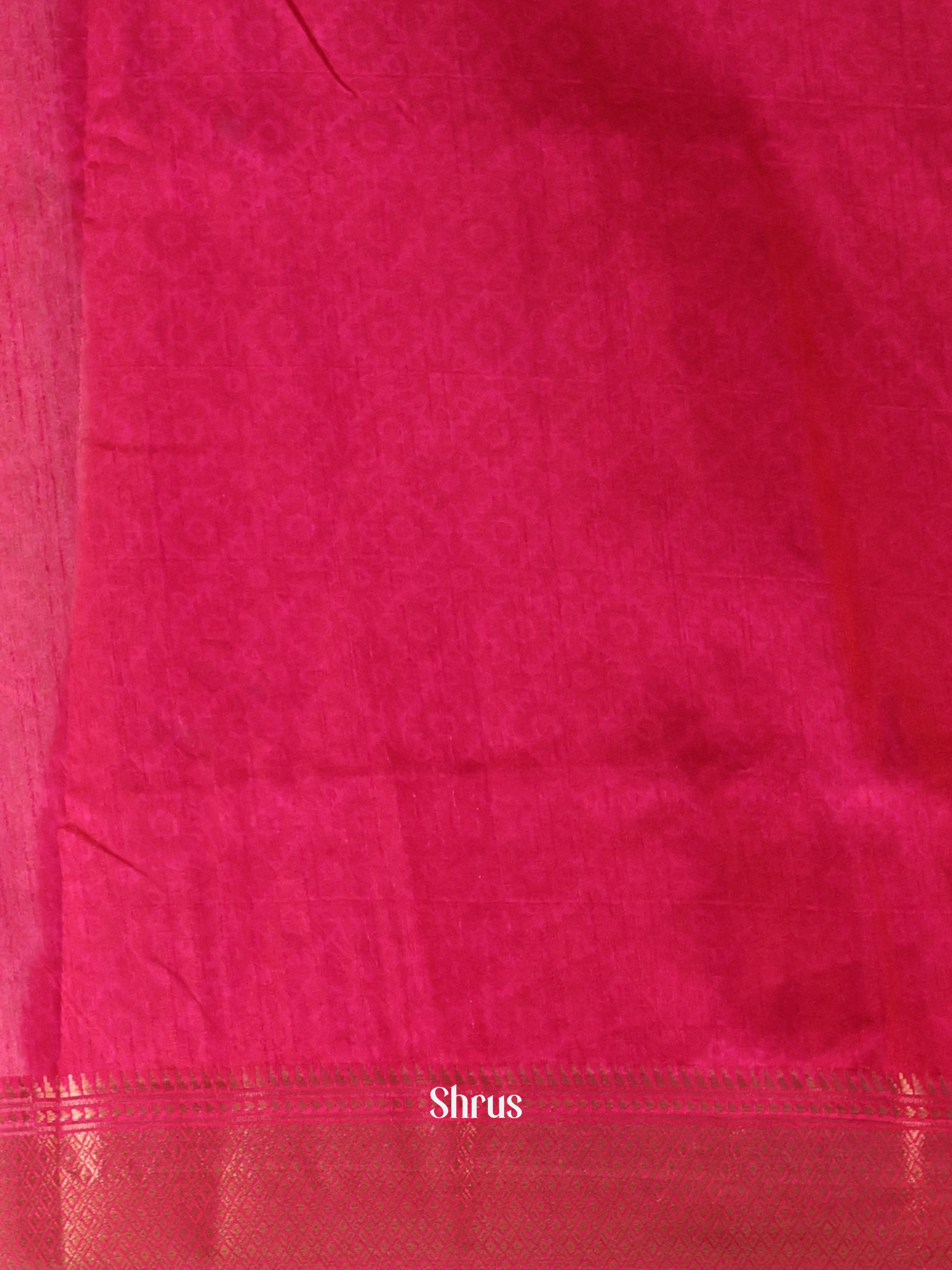 Purple & Pink- Semi Patola Saree