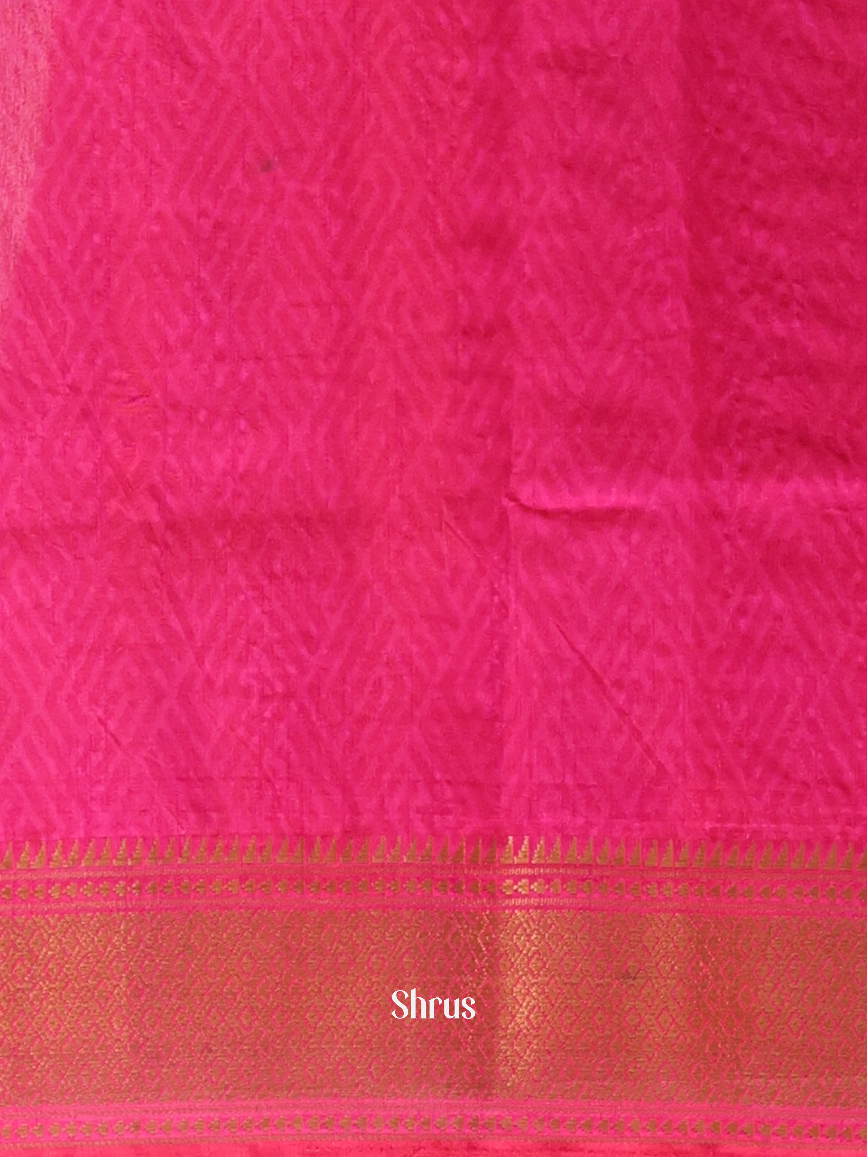 Pink & Purple- Semi Patola Saree