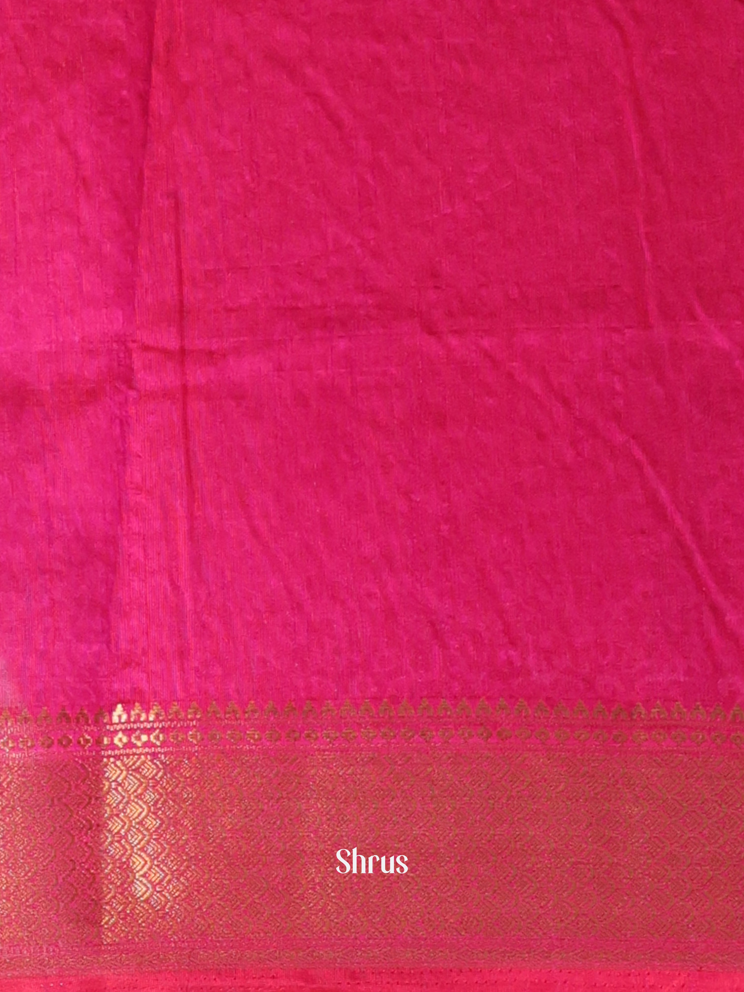 Purple  & Pink  - Semi Patola Saree