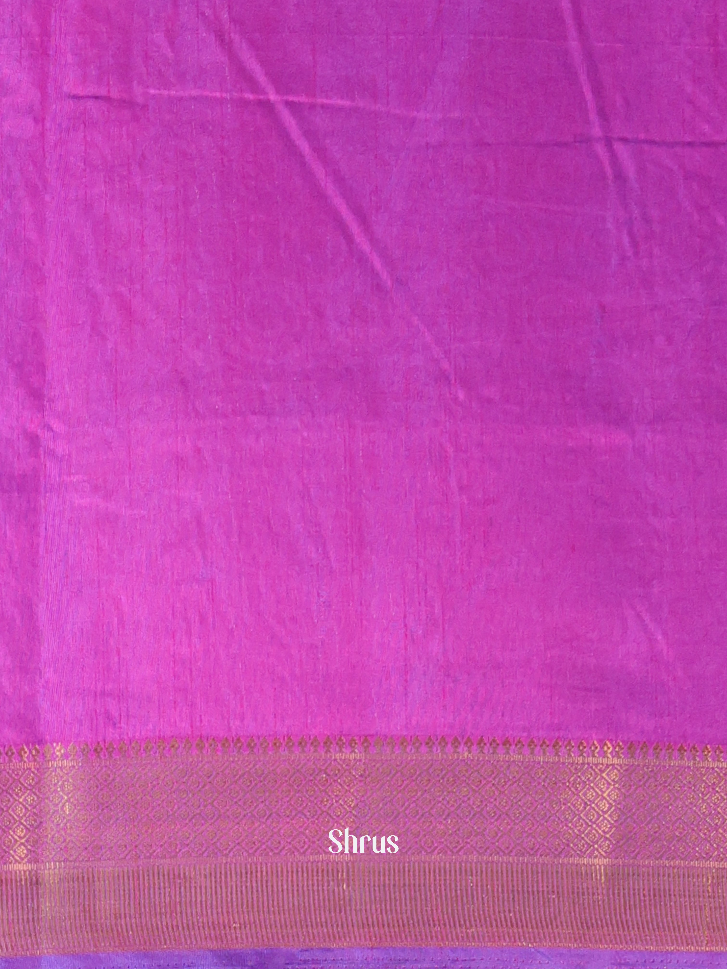 Blue & Purple- Semi Patola Saree