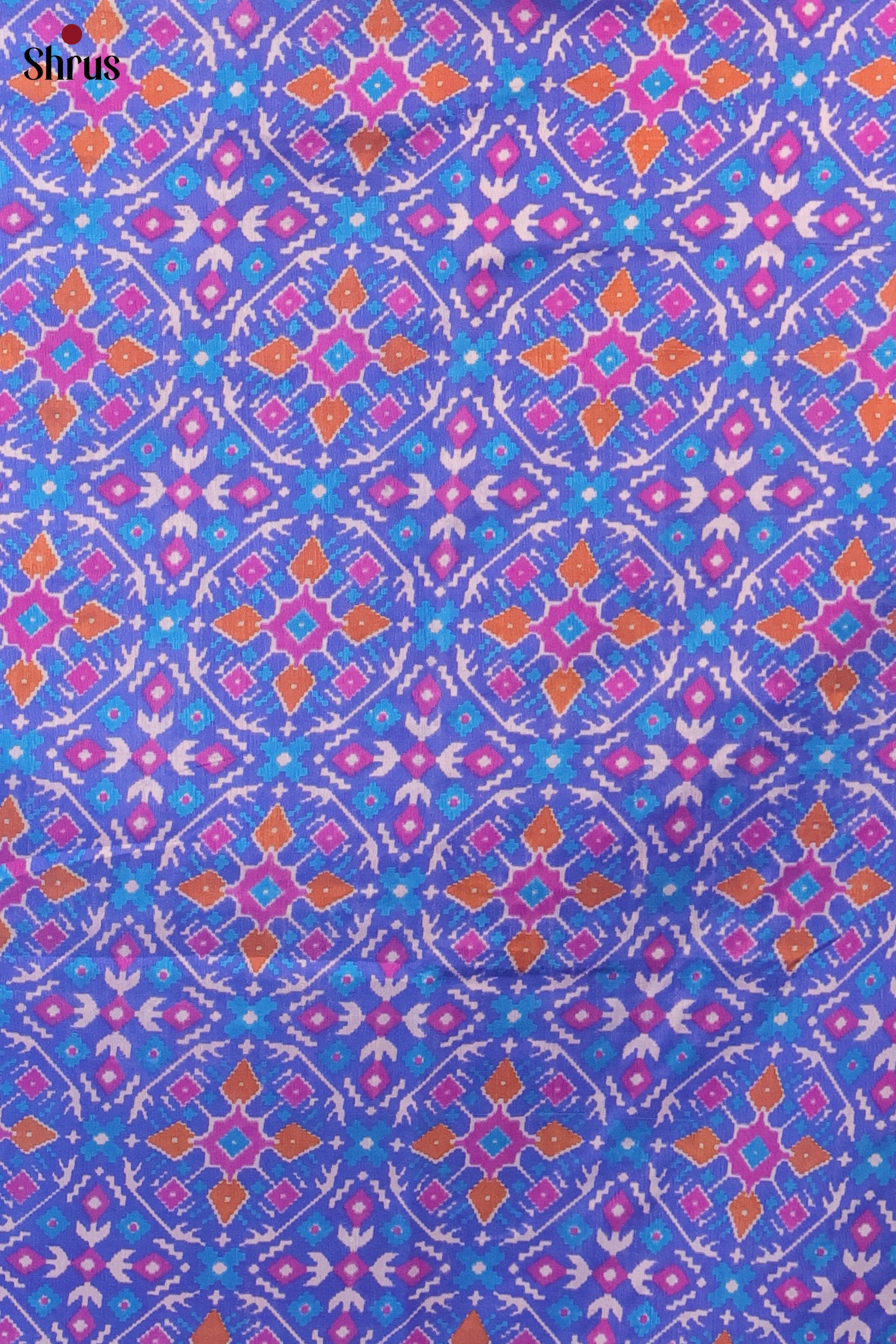 Blue & Purple - Semi patola salwar