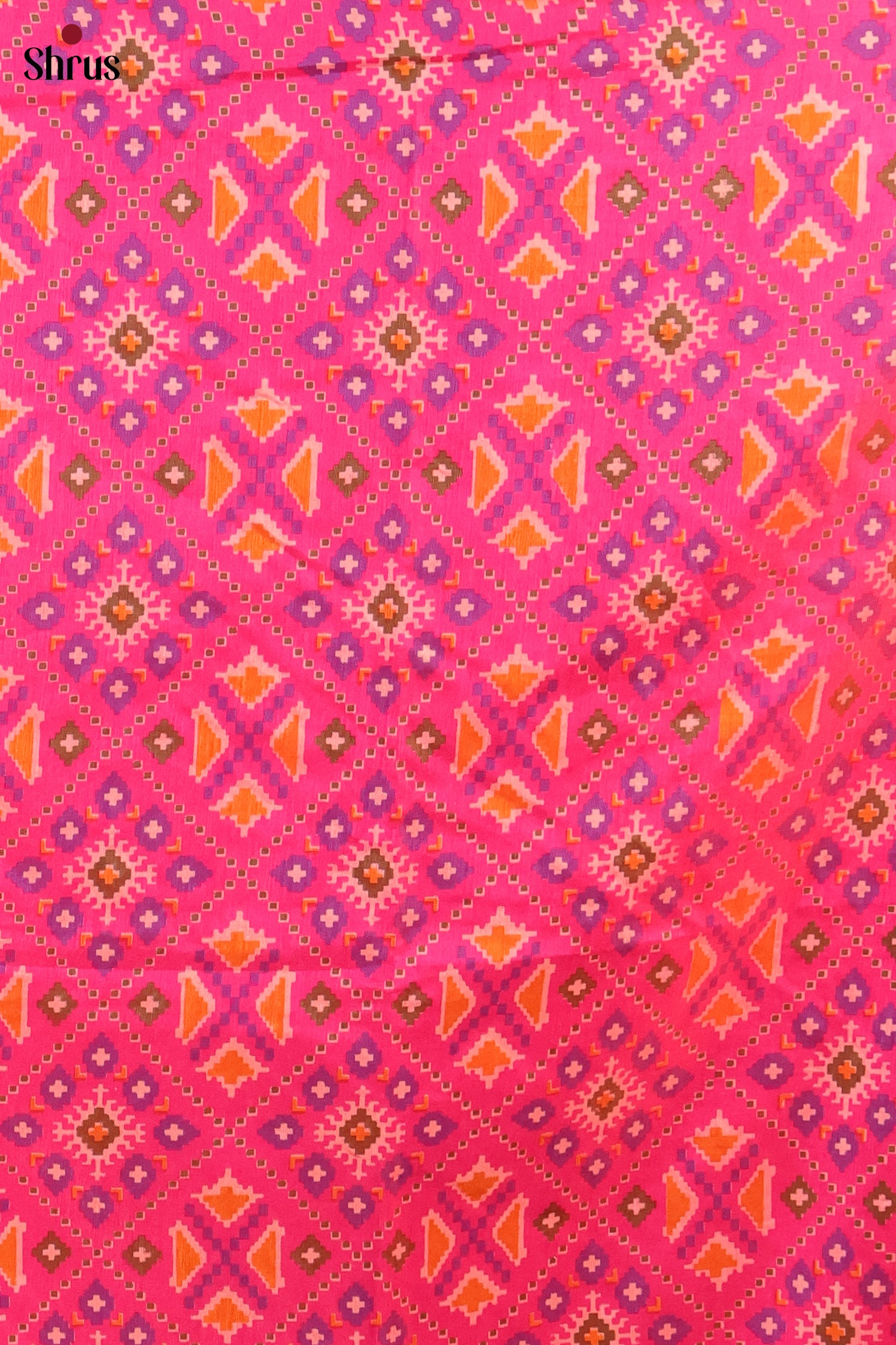 Pink & Purple - Semi patola salwar