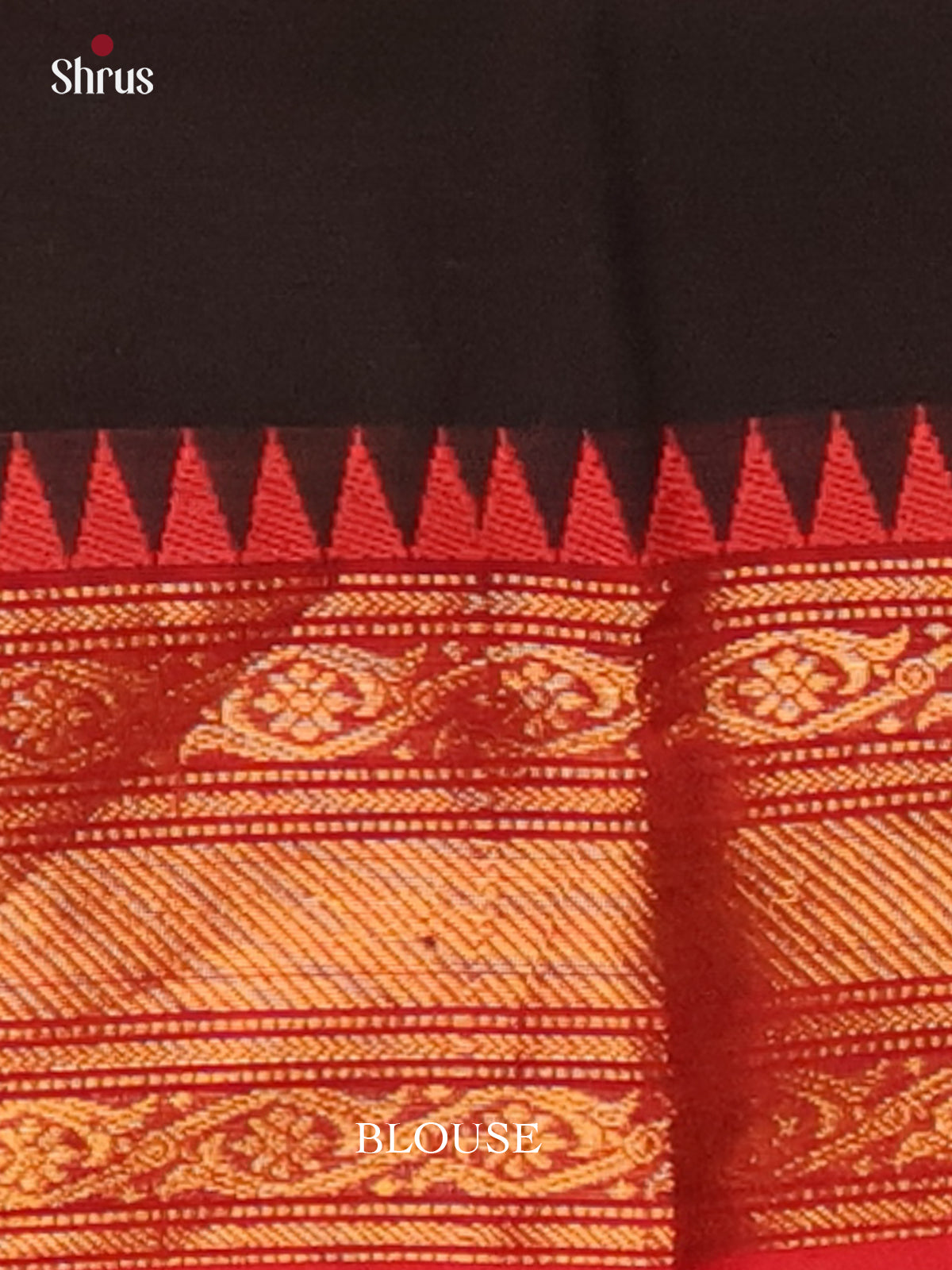 Black & Red - Chettinad Cotton Saree