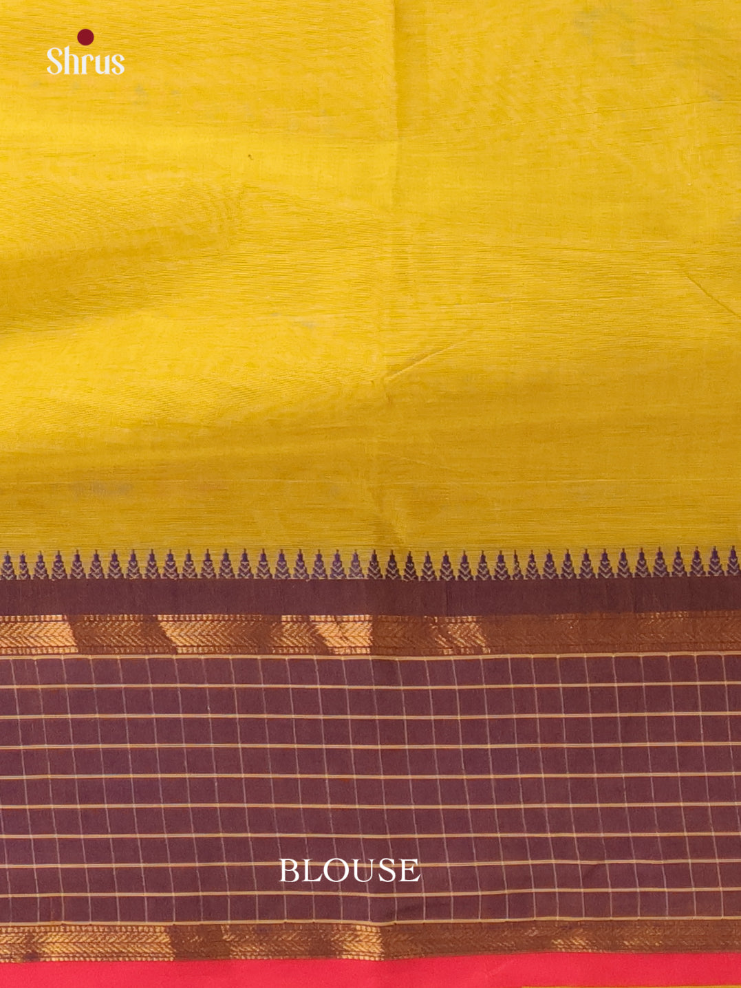 Mustard & Purple - Chettinad Cotton Saree