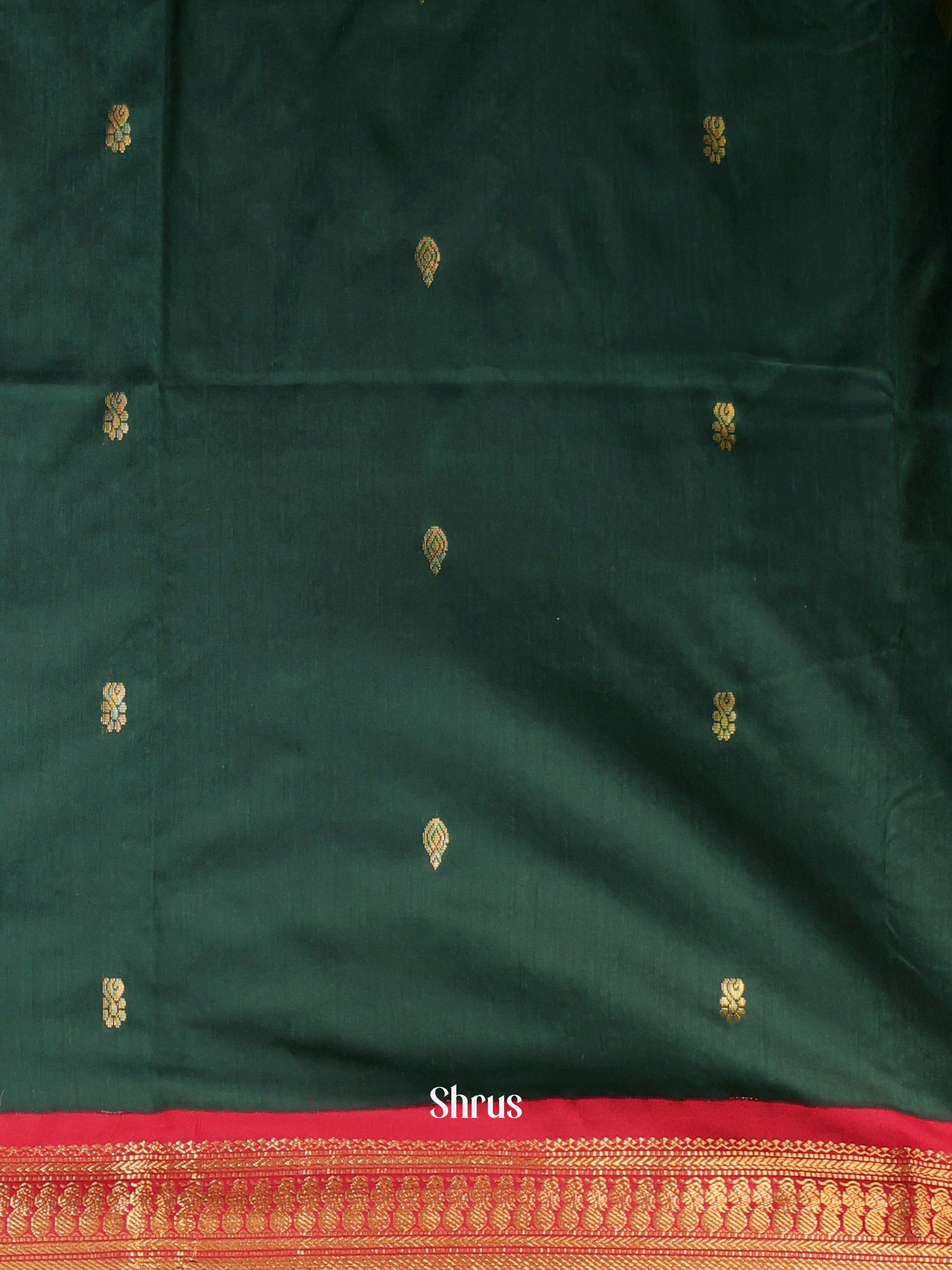 Green & Maroon - Kalyani Cotton salwar unstitch - Shop on Shrus.com