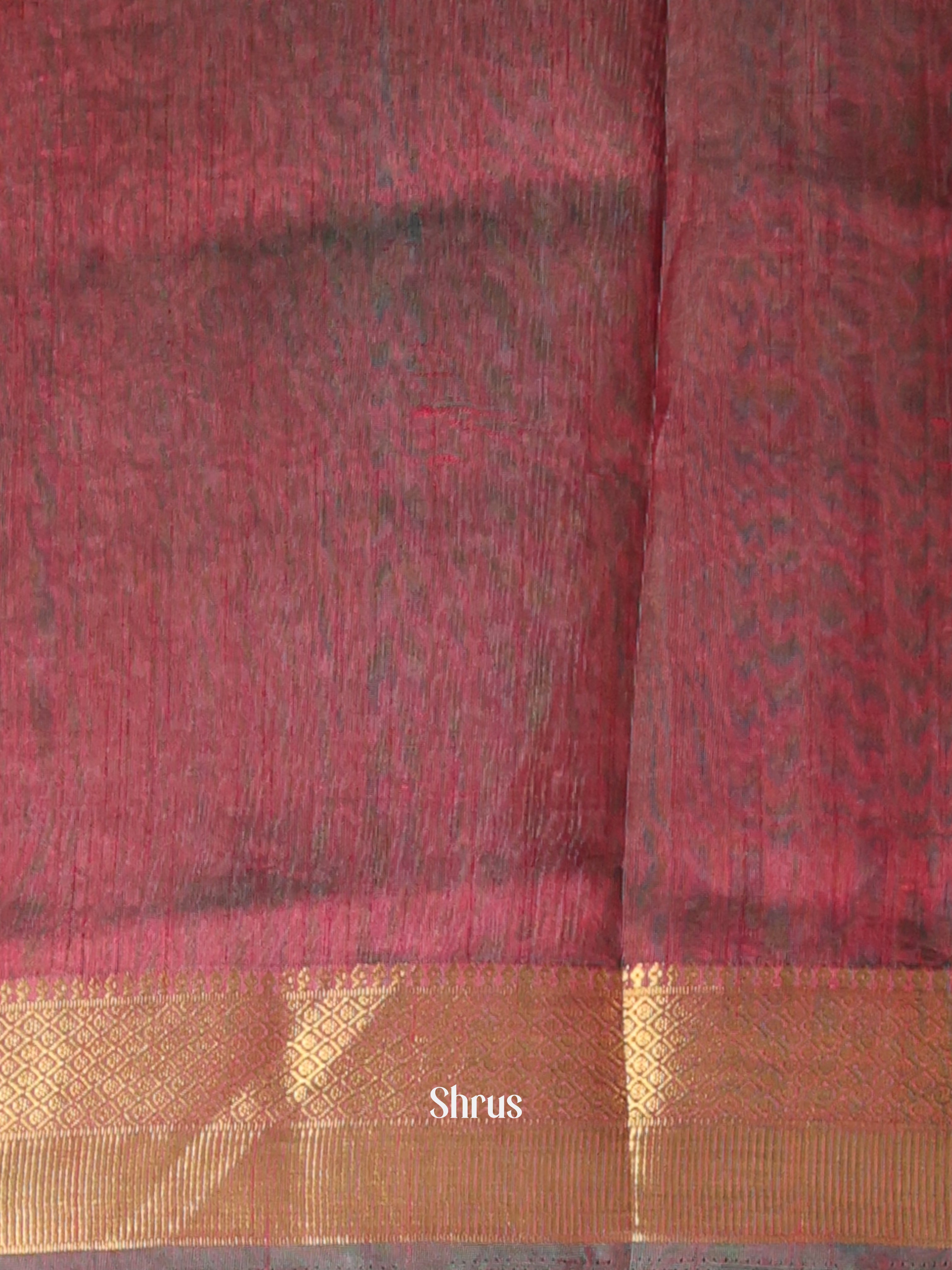 Green & Brown - Semi Patola Saree - Shop on Shrus.com
