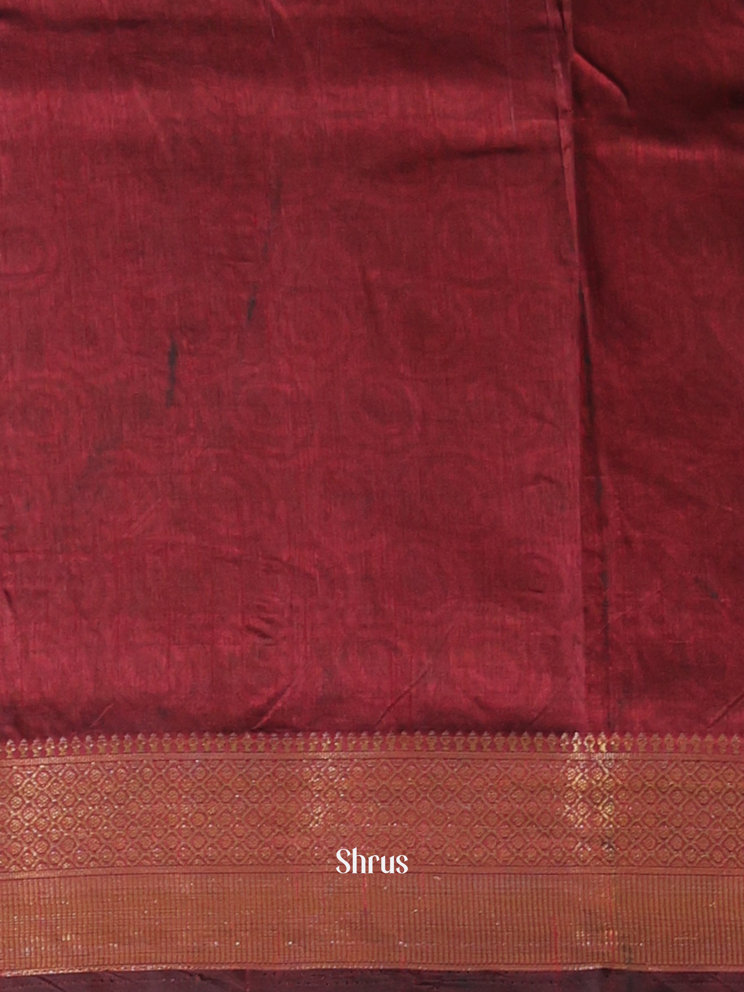 Black & Brown- Semi Patola Saree - Shop on Shrus.com