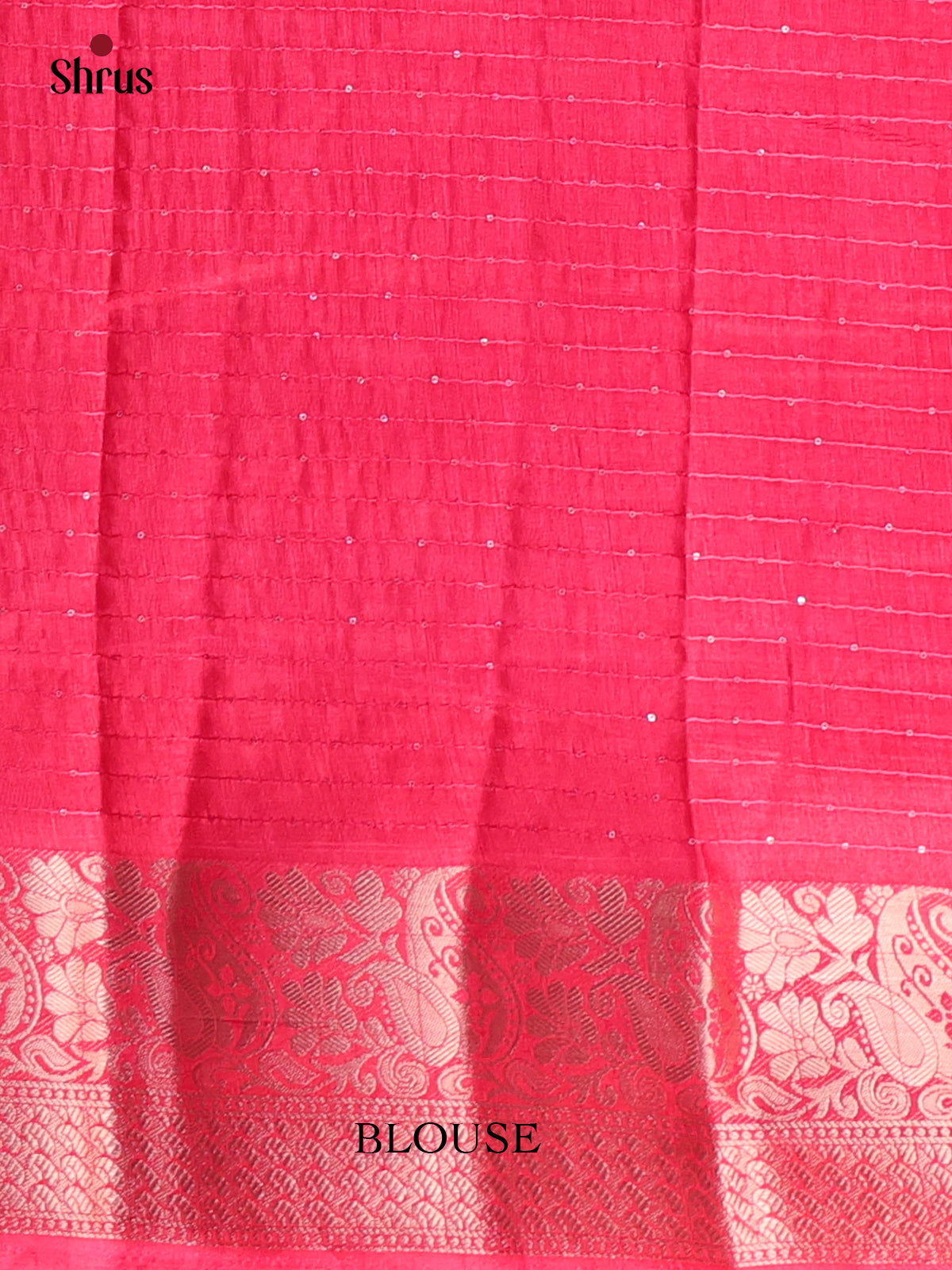 Red - Semi Tussar Saree