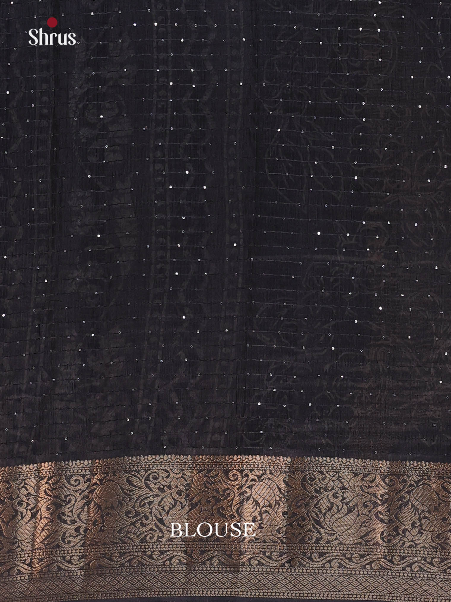 Black - Semi Tussar Saree - Shop on Shrus.com