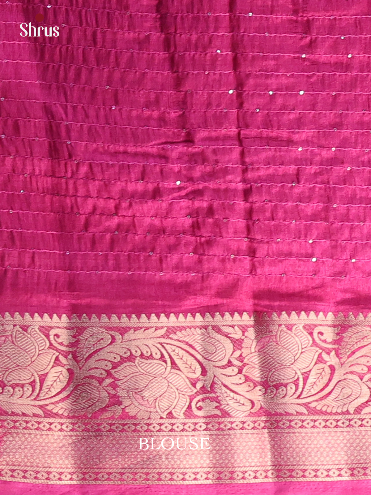 Majenta - Semi Tussar Saree