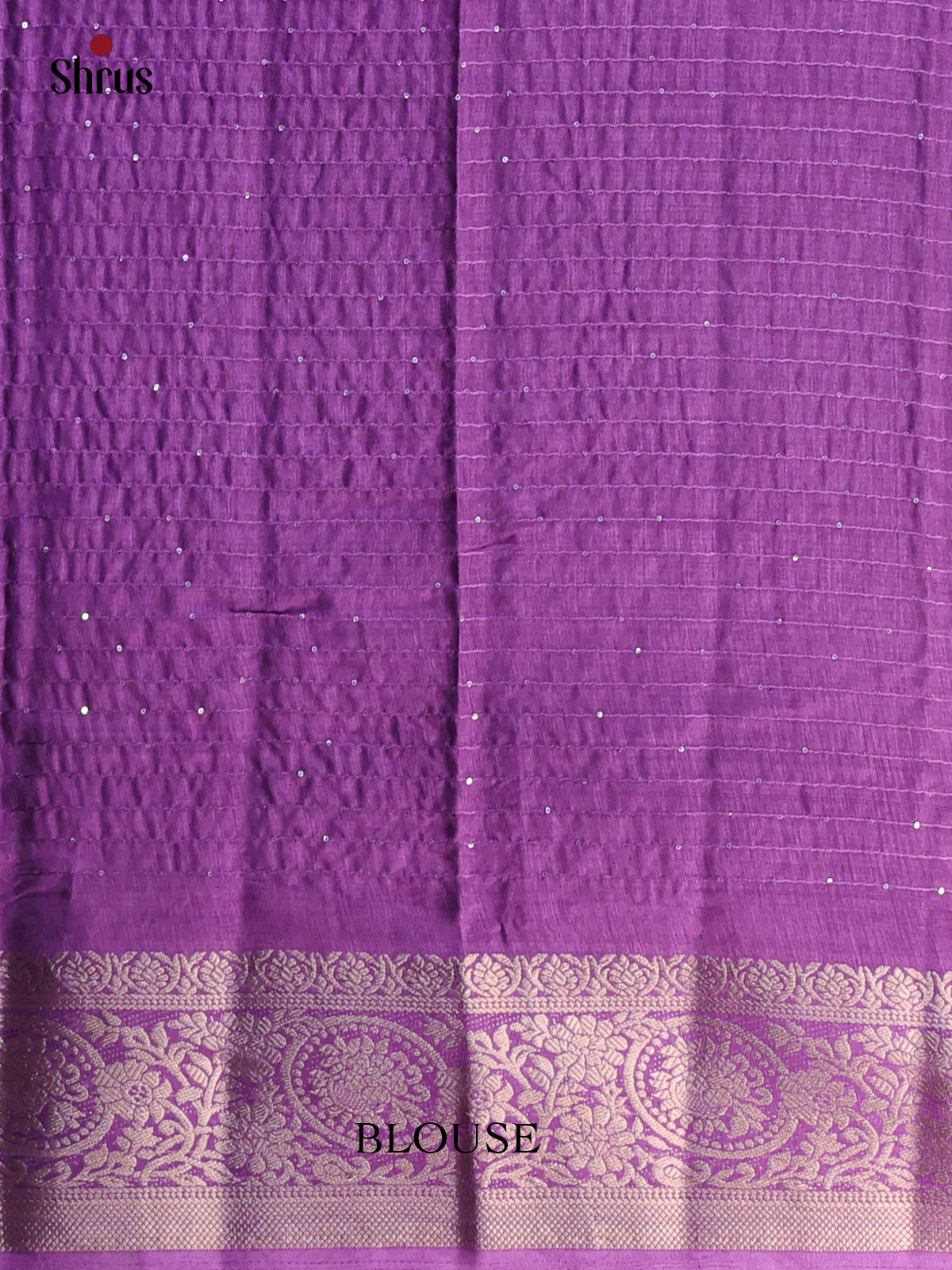 Purple - Semi Tussar Saree