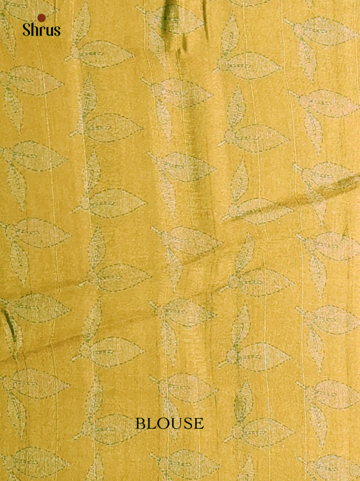 Lime Yellow - Printed Tussar saree - CKS21160 - Shop on Shrus.com
