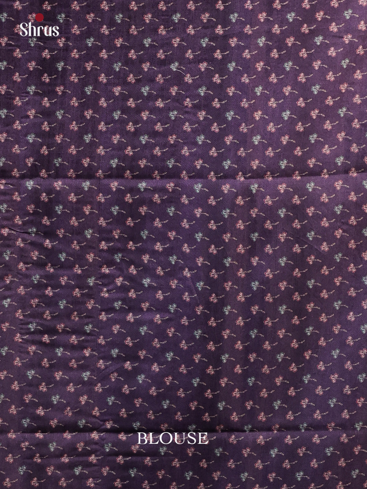 Violet - Printed Tussar Saree