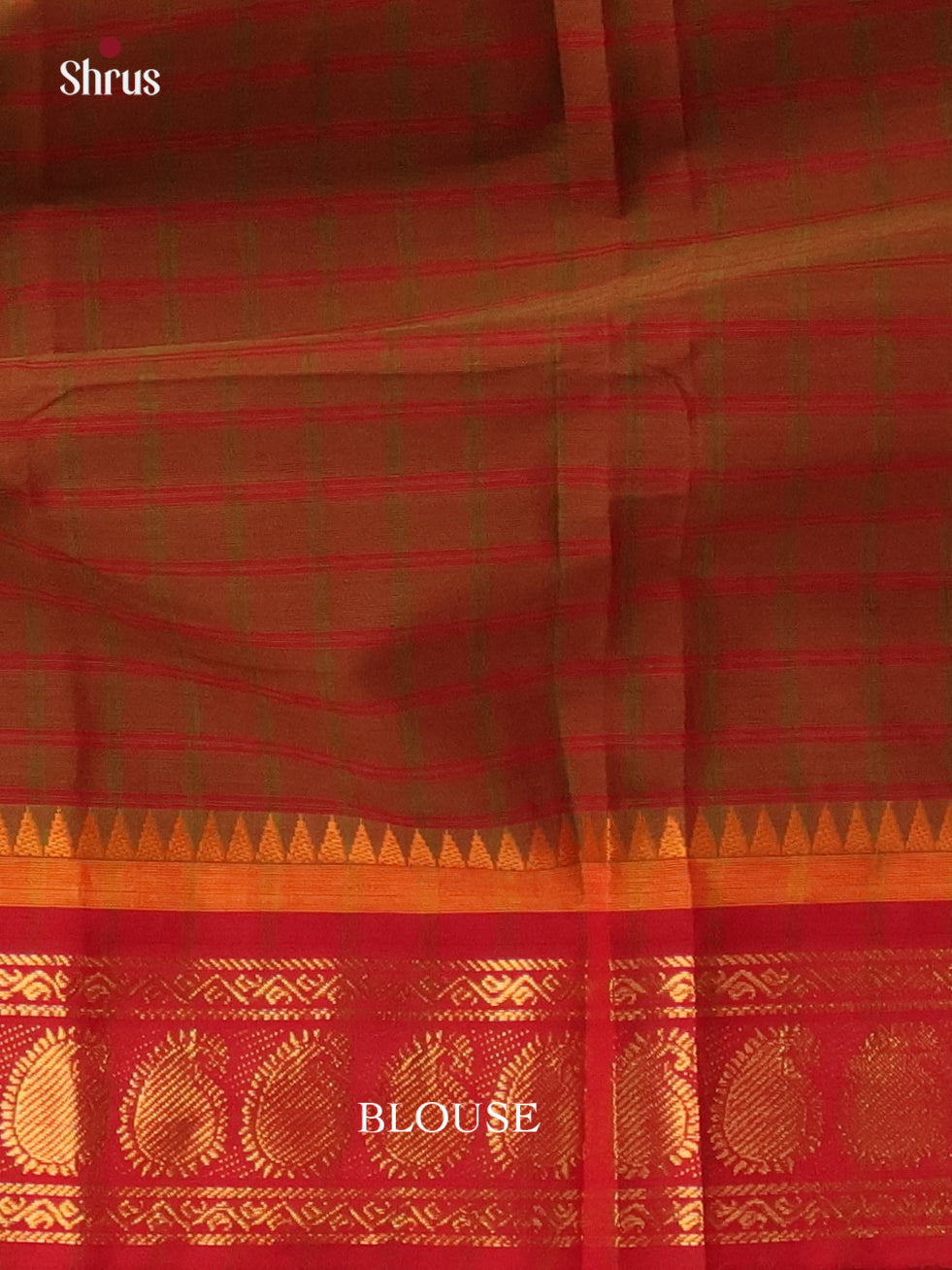 Green & Red - Chettinad Cotton Saree