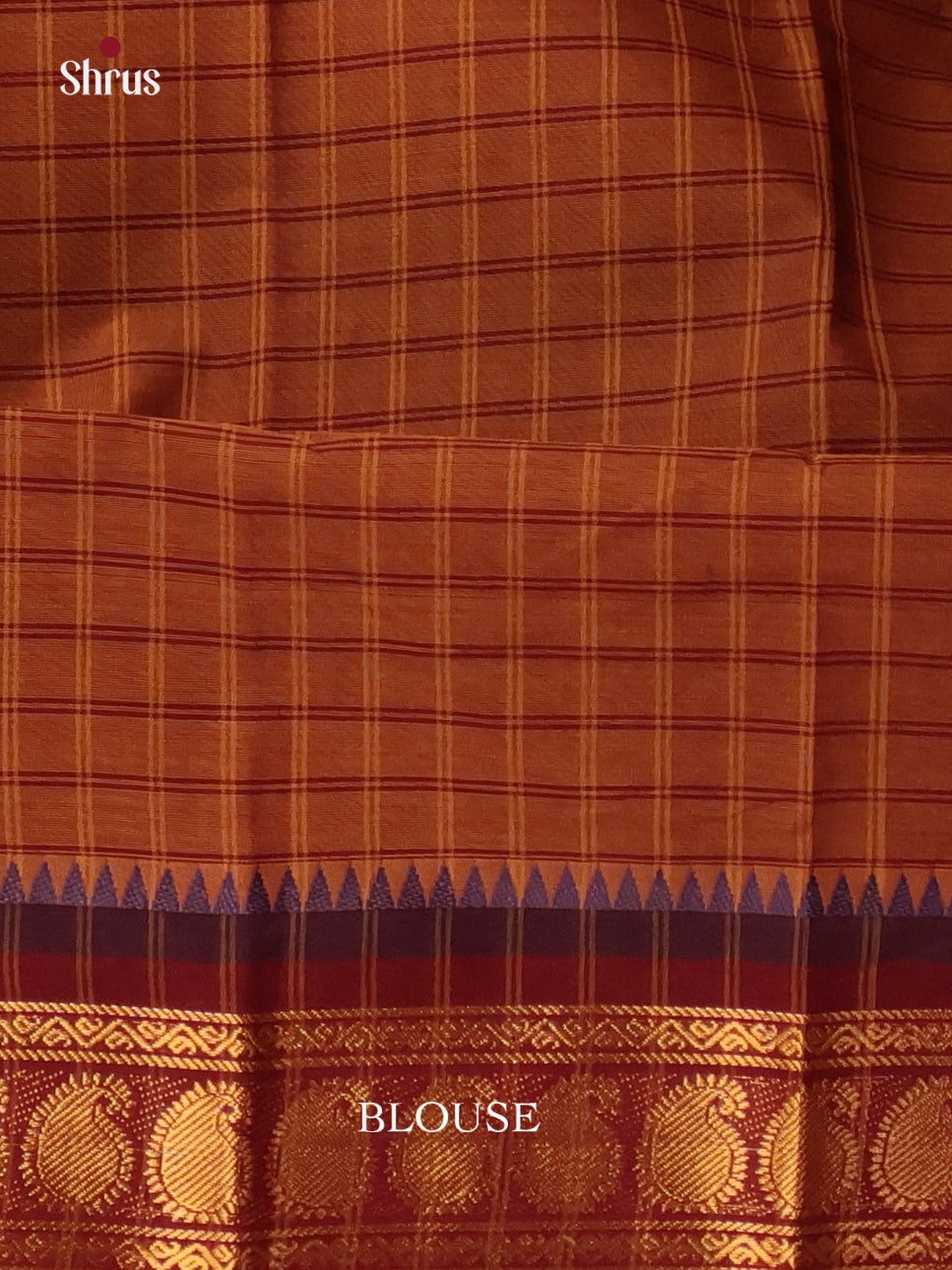 Brown- Chettinad Cotton Saree