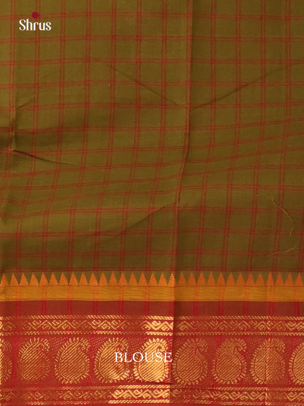 Green  & Maroon - Chettinad Cotton Saree