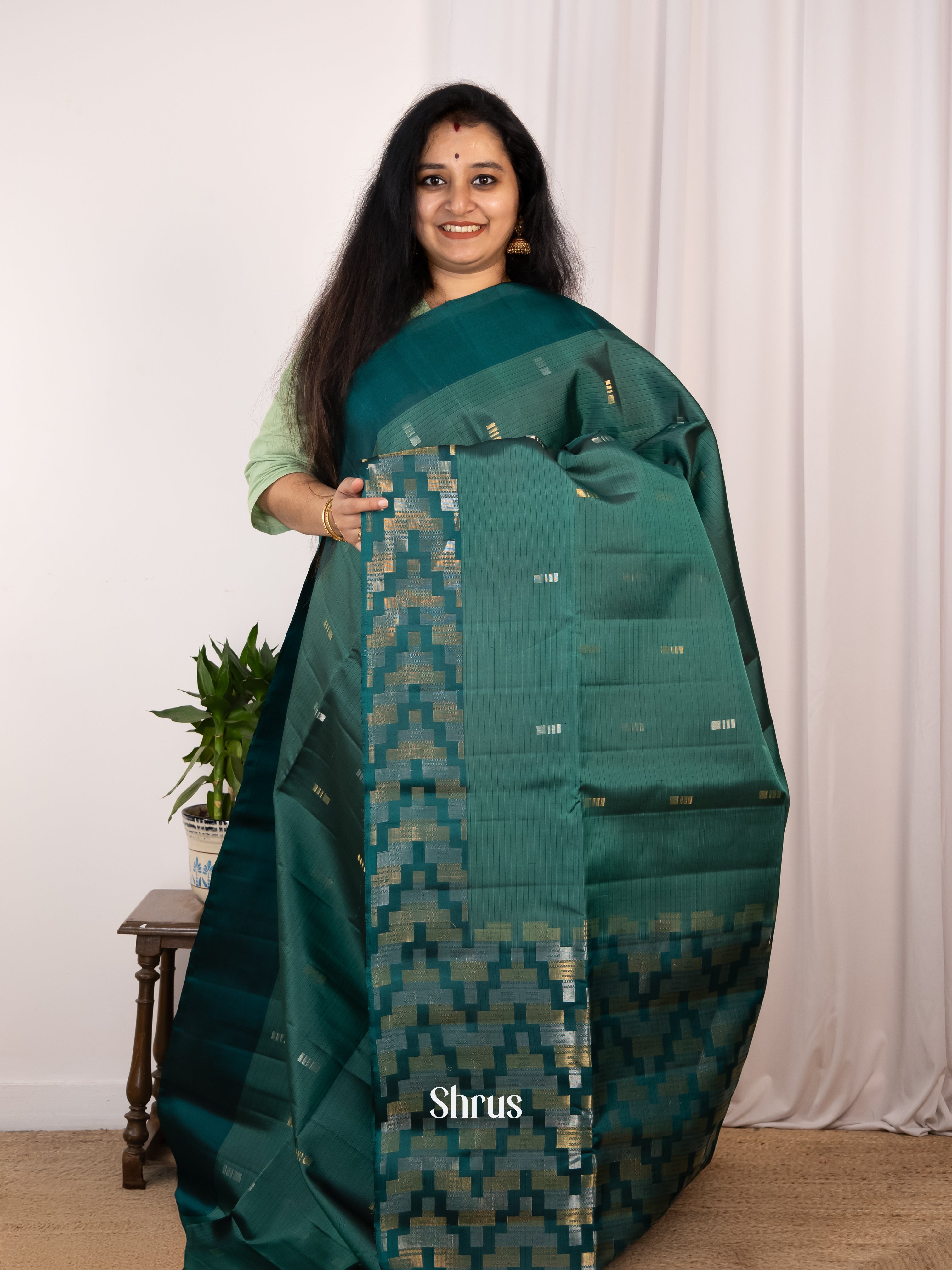 Green - Soft Silk Saree