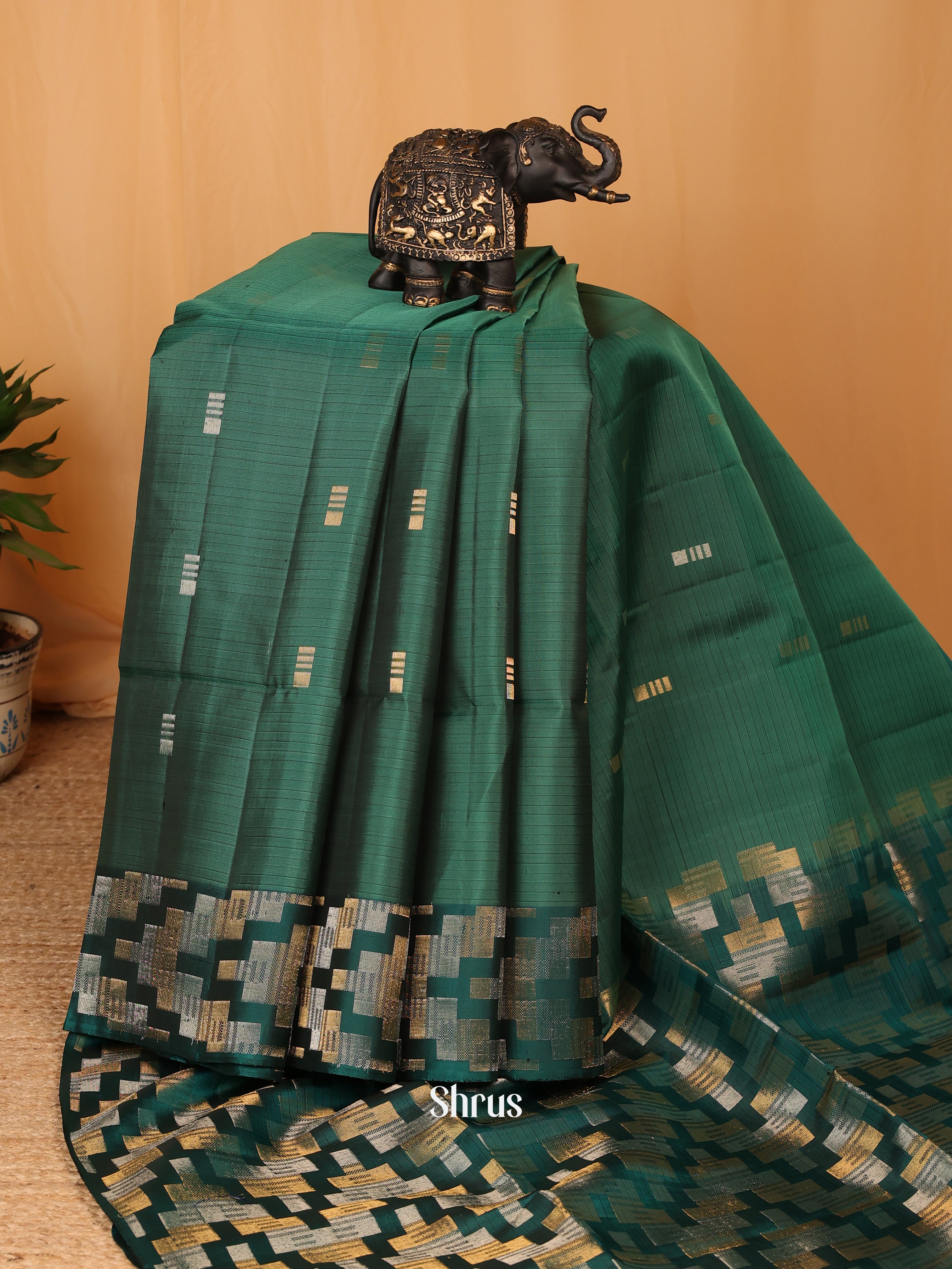 Green - Soft Silk Saree