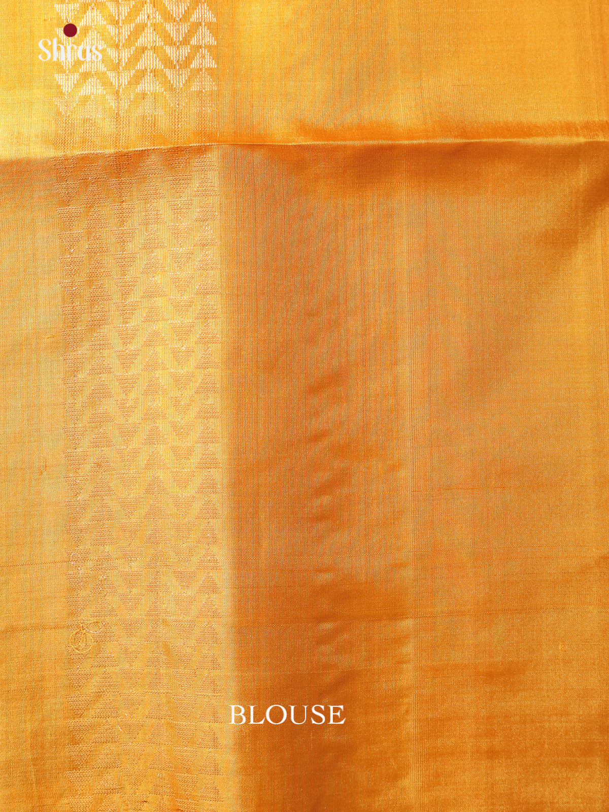 Mustard & Orange  - Soft Silk Saree