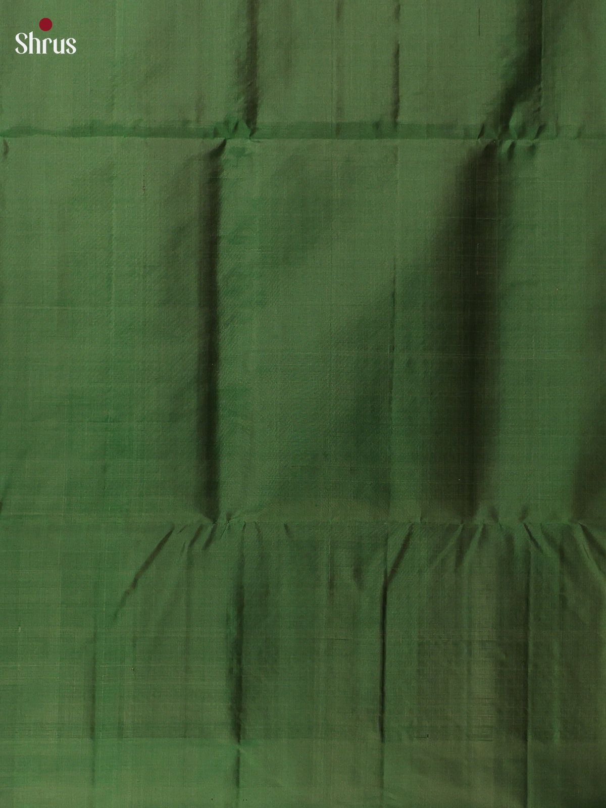 Brown & Green - Soft Silk Saree