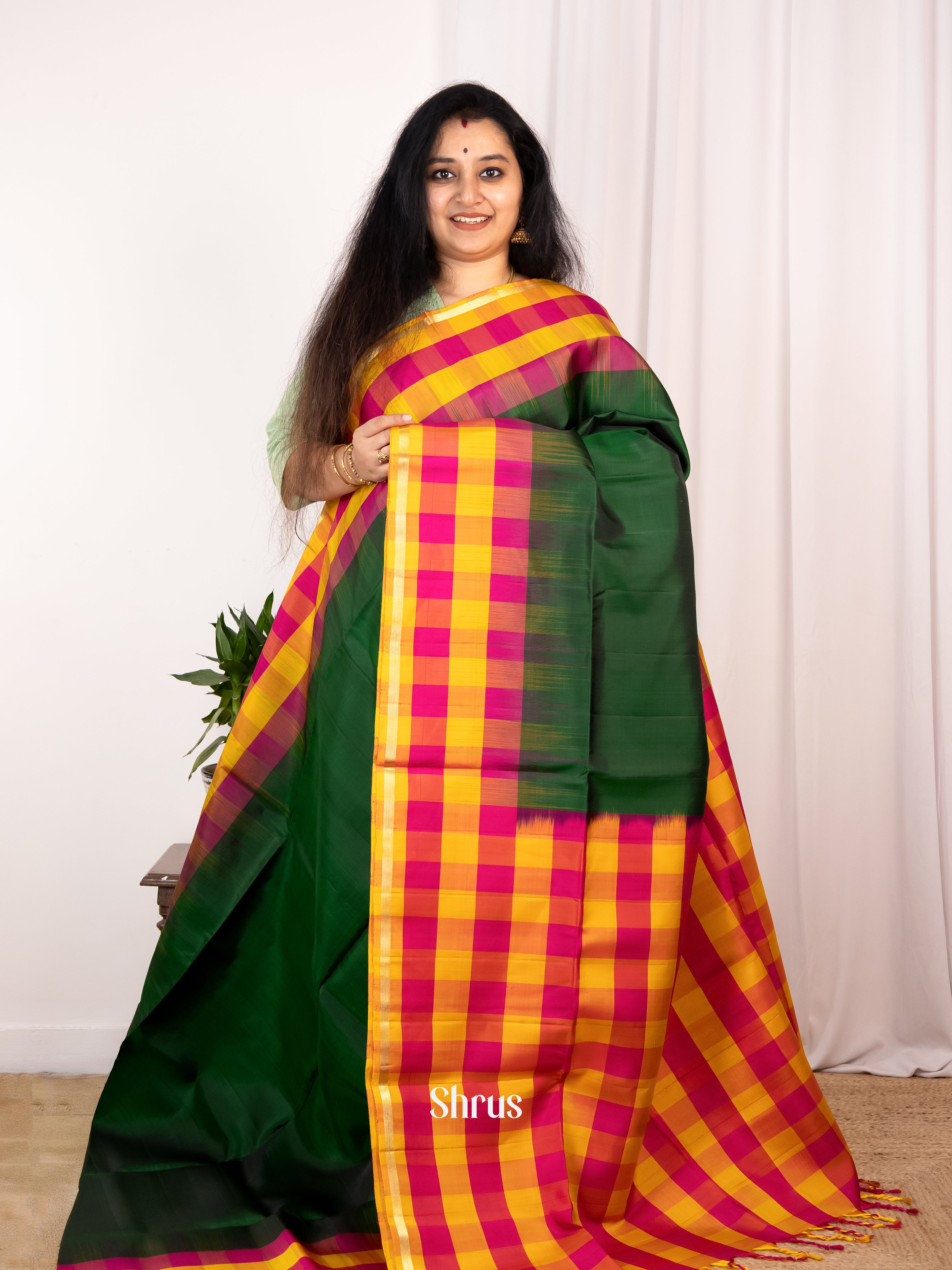 CKS22118 - Soft Silk Saree - Shop on Shrus.com