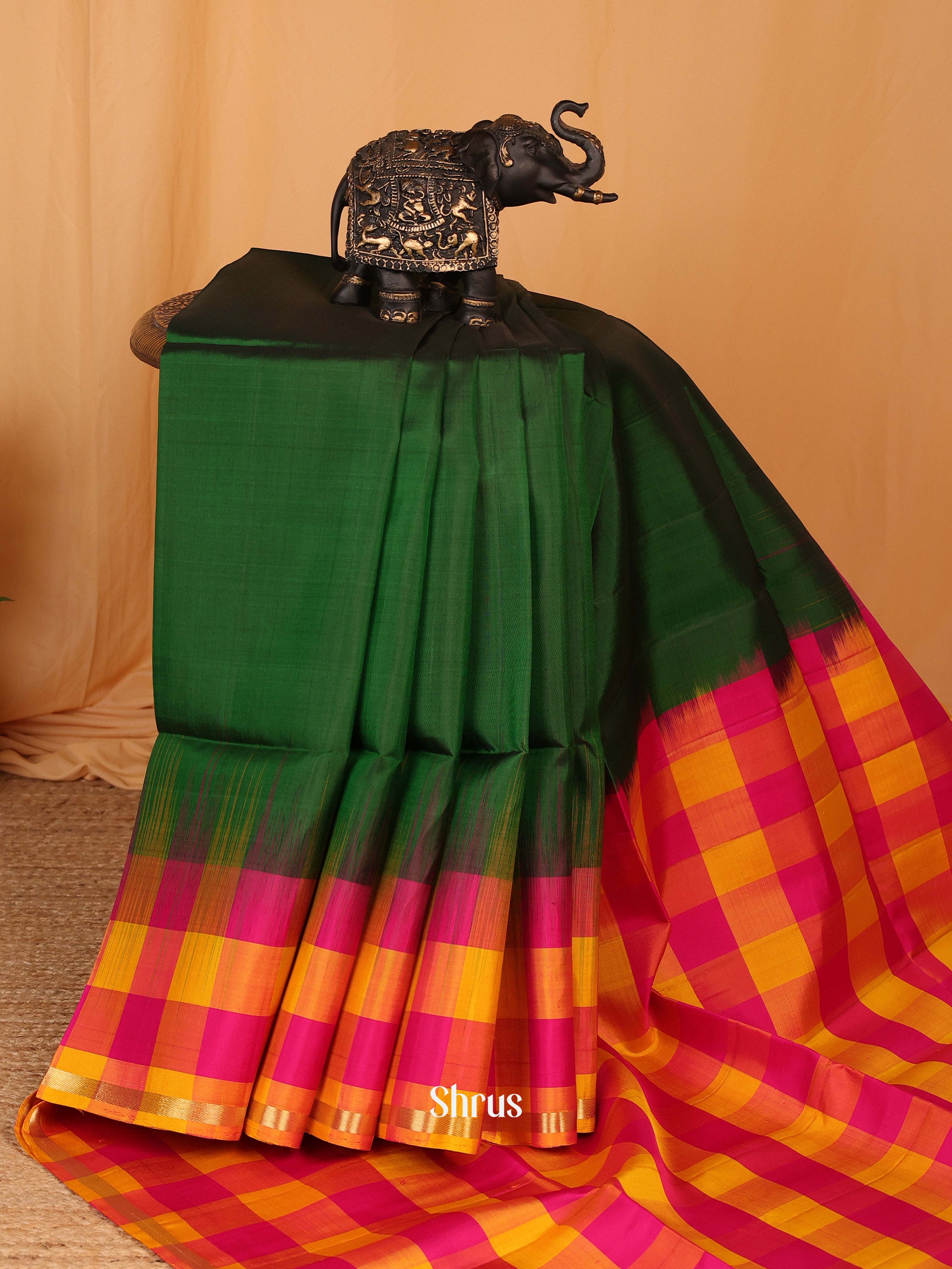 CKS22118 - Soft Silk Saree - Shop on Shrus.com