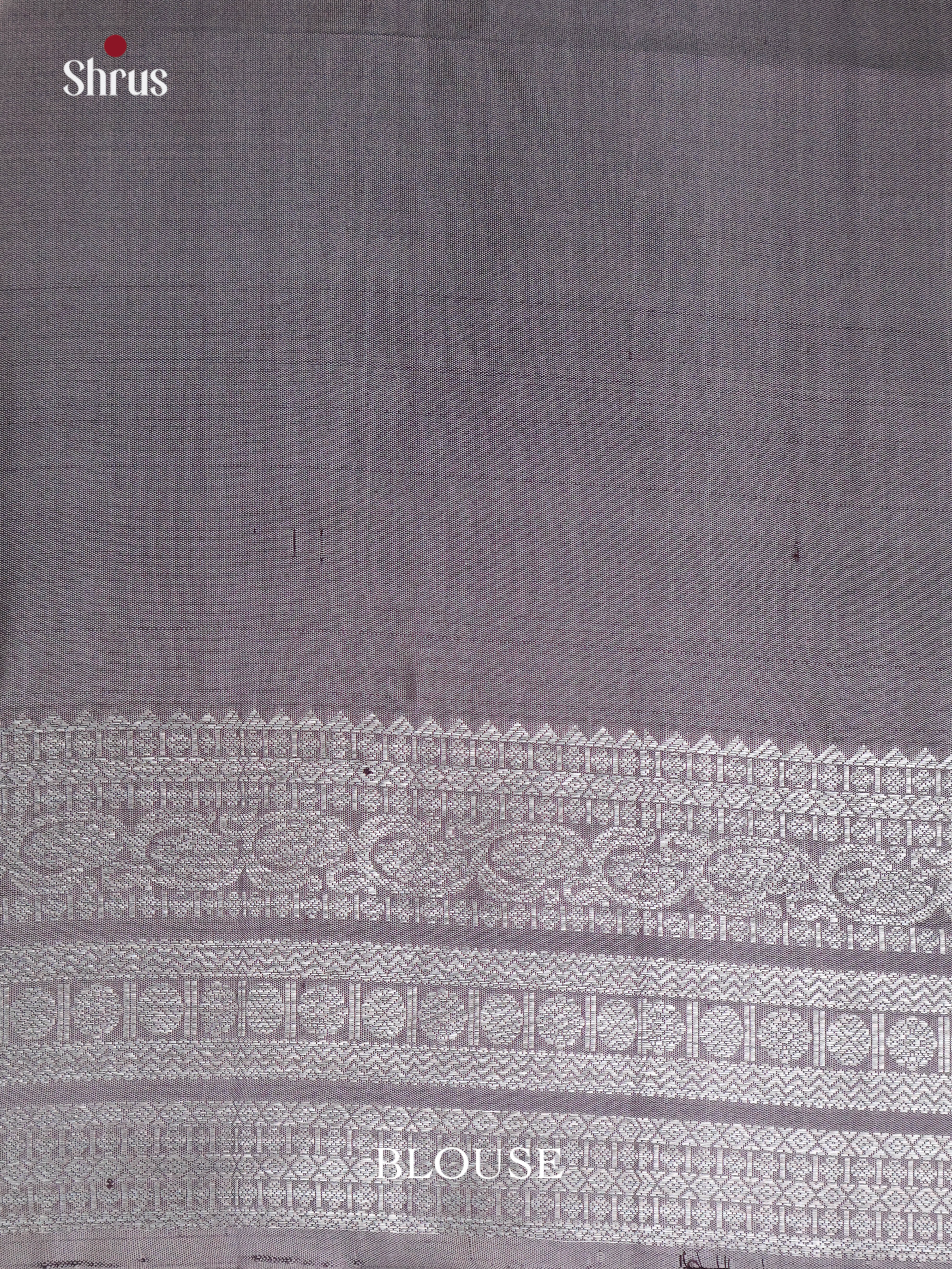 Brown & Grey - Soft Silk Saree