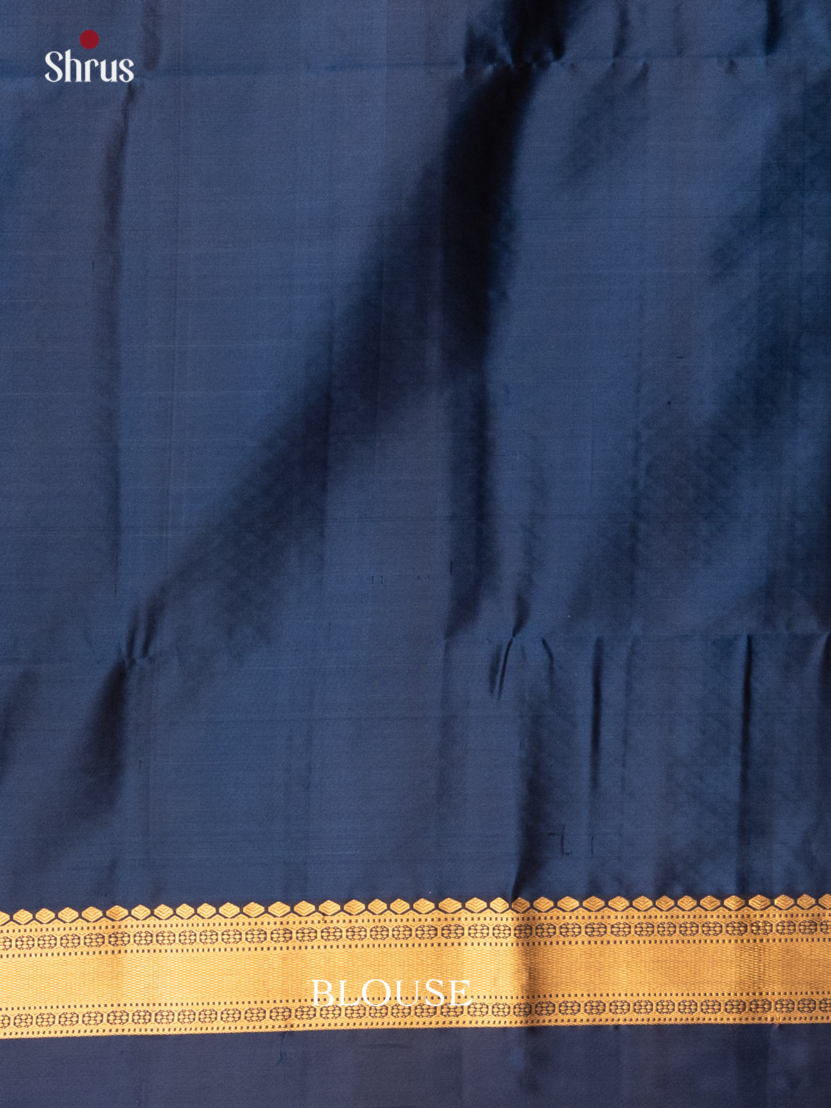 Grey & Blue - Soft Silk Saree