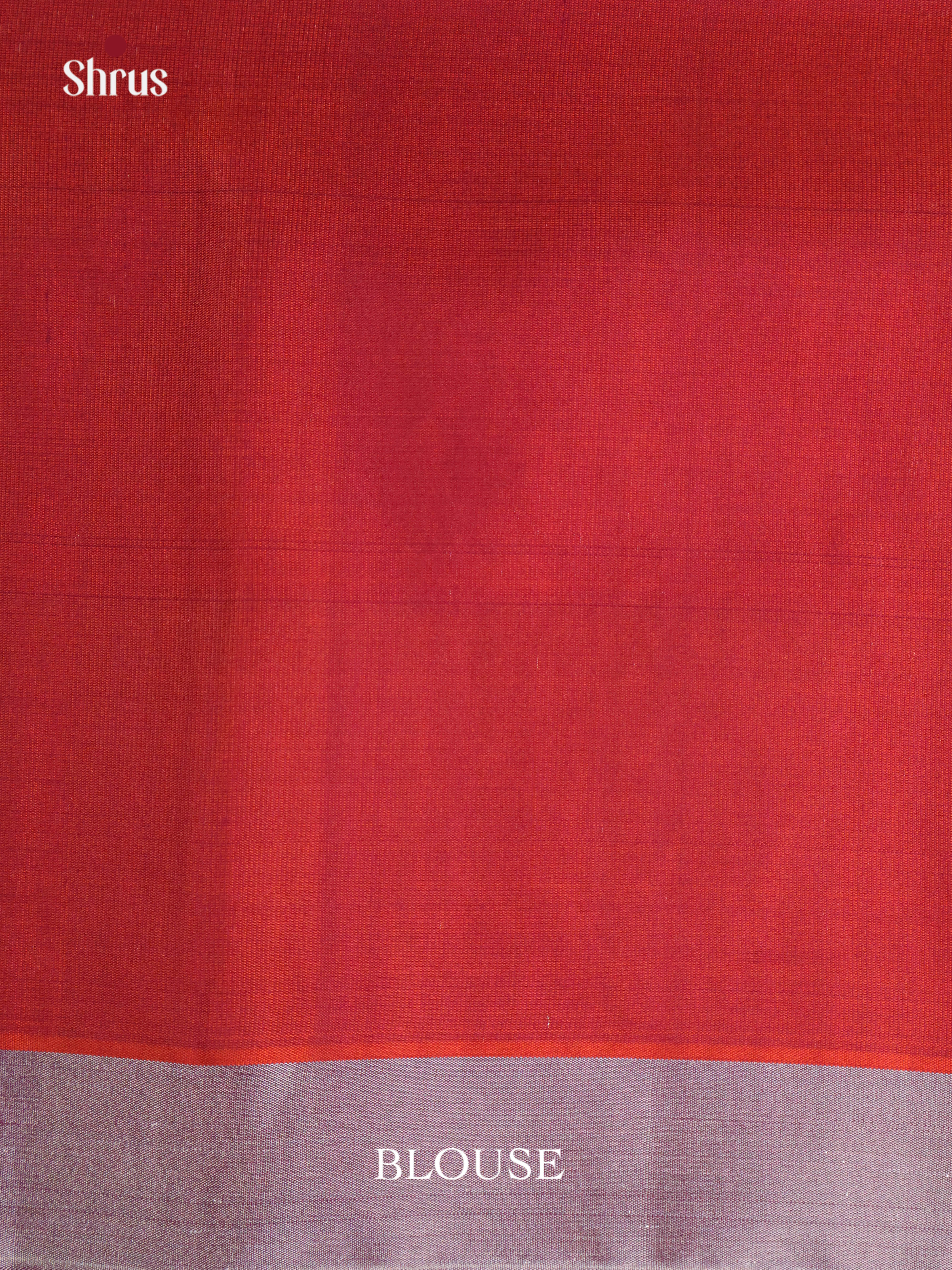 Maroon & Red - Soft Silk Saree