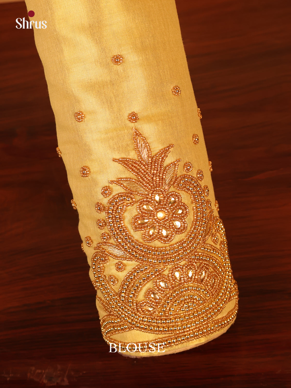 Gold - Aari Blouse - Shop on Shrus.com