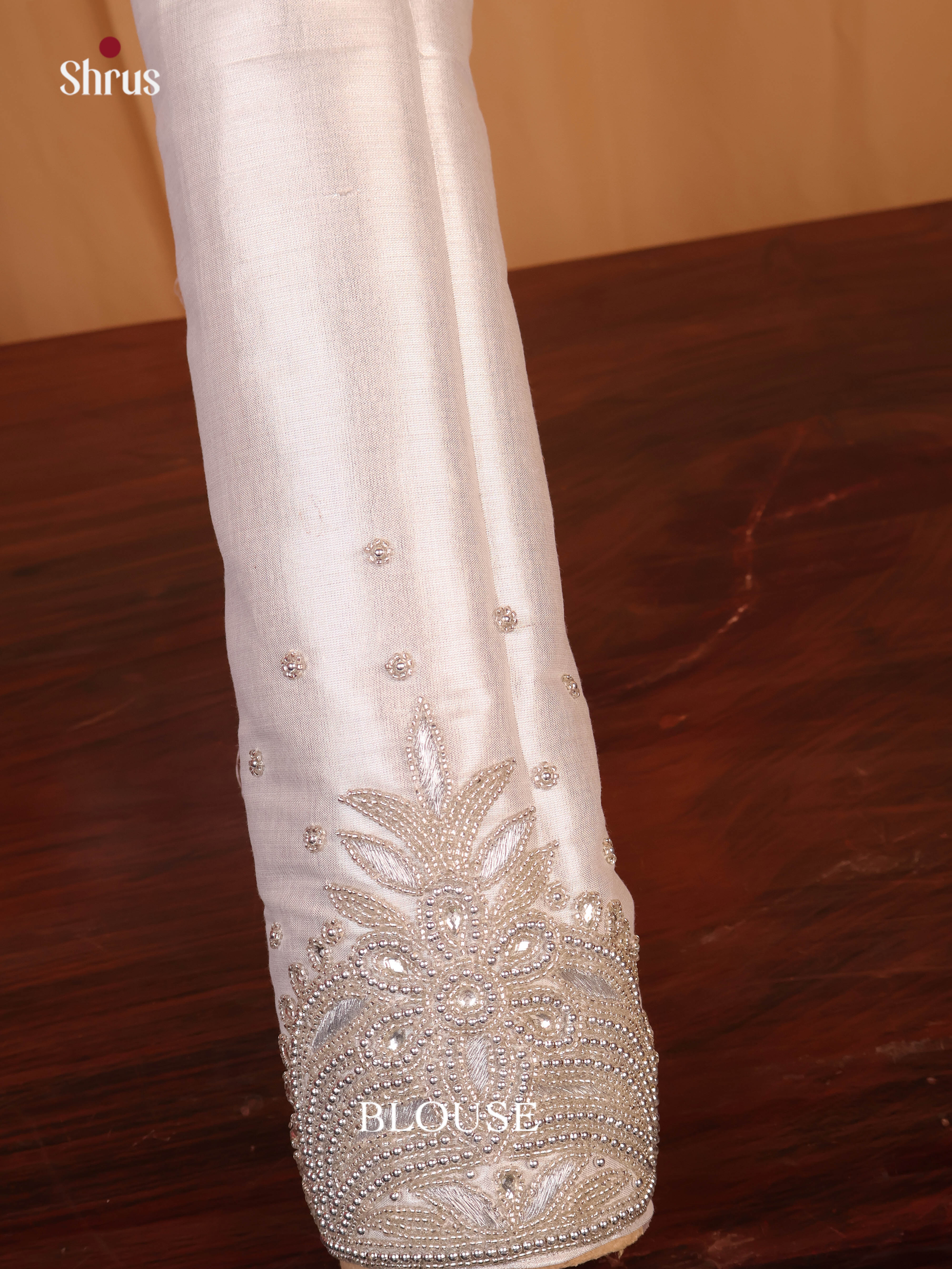 Silver - Aari Blouse - Shop on Shrus.com