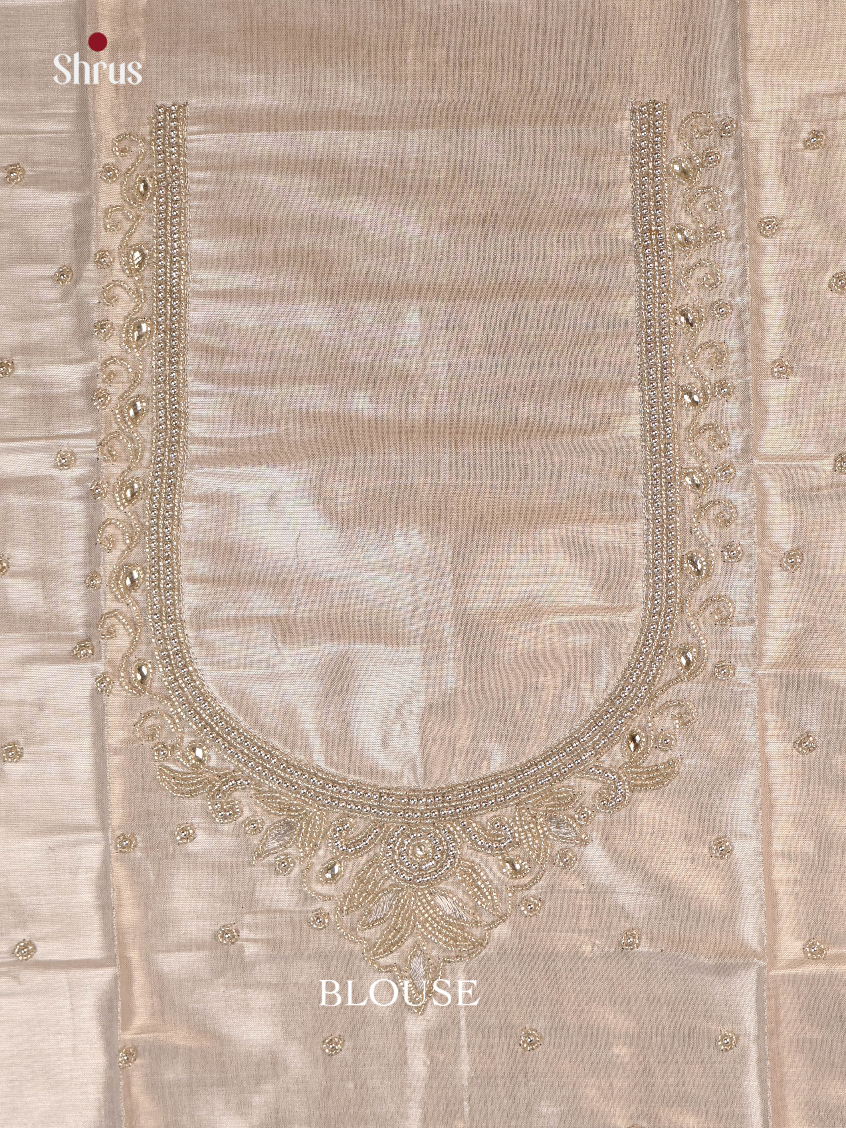 Silver - Aari Blouse - Shop on Shrus.com