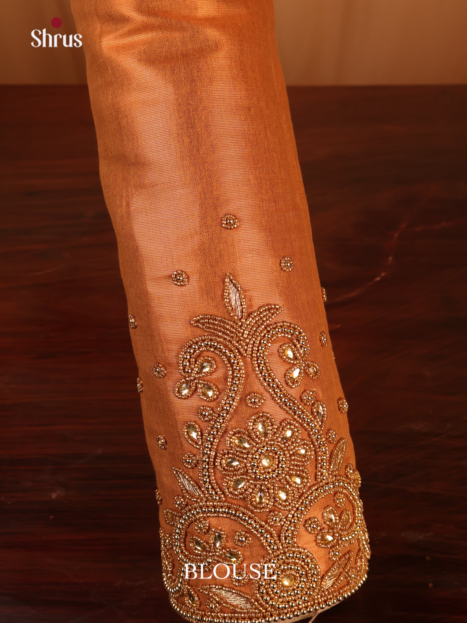 Copper - Aari Blouse - Shop on Shrus.com