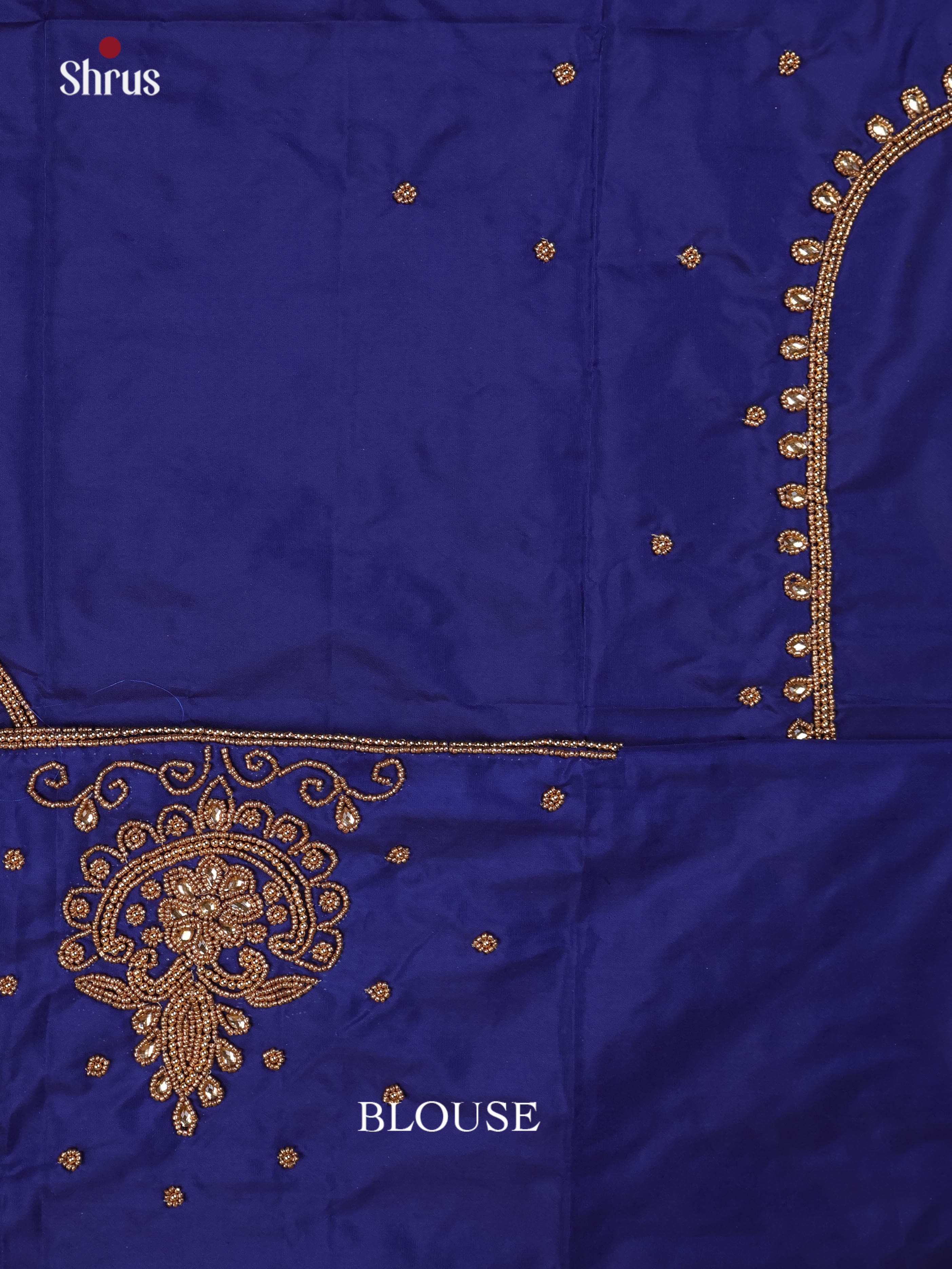 Blue - Aari Blouse - Shop on Shrus.com