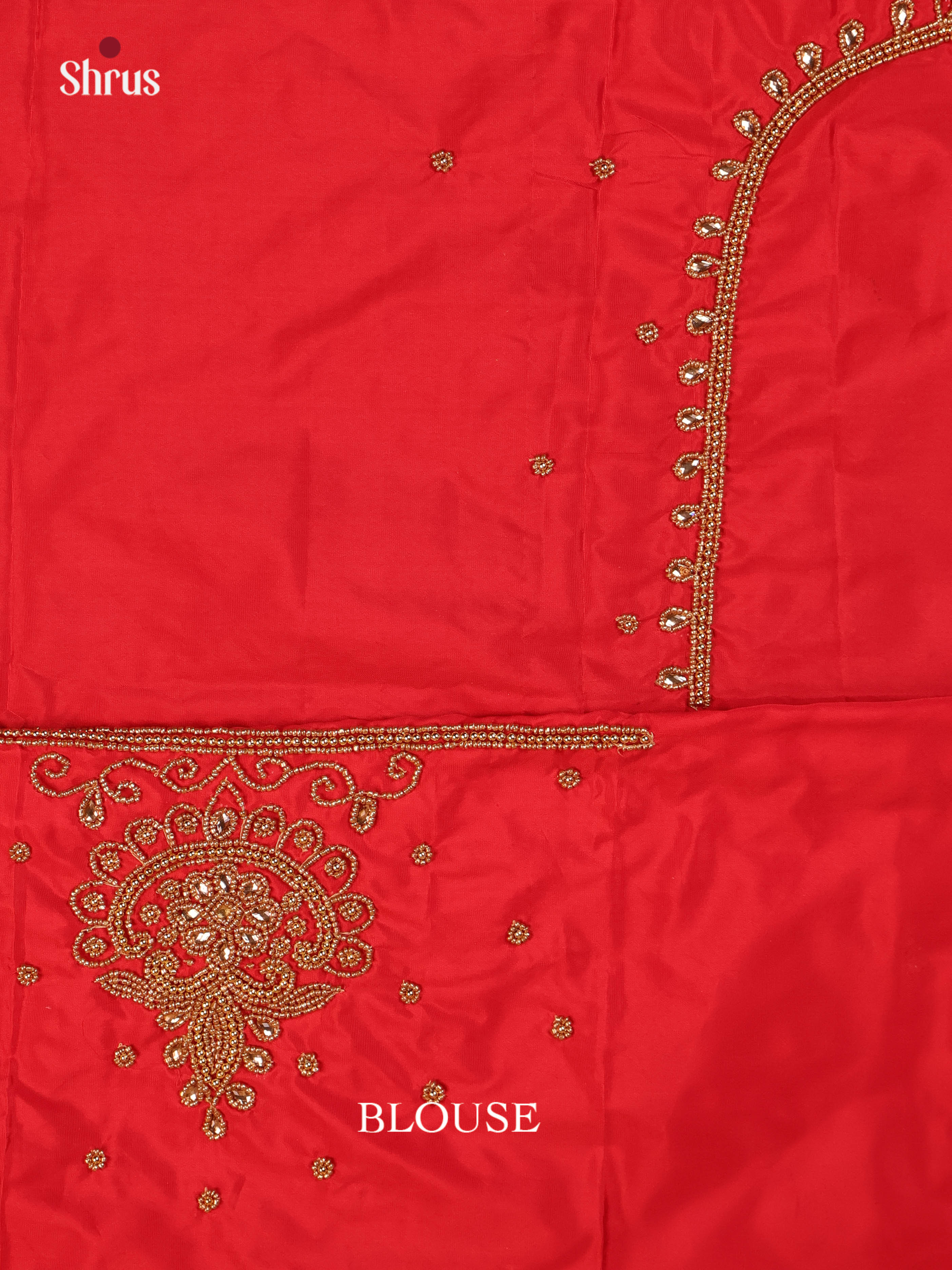 Maroon- Aari Blouse