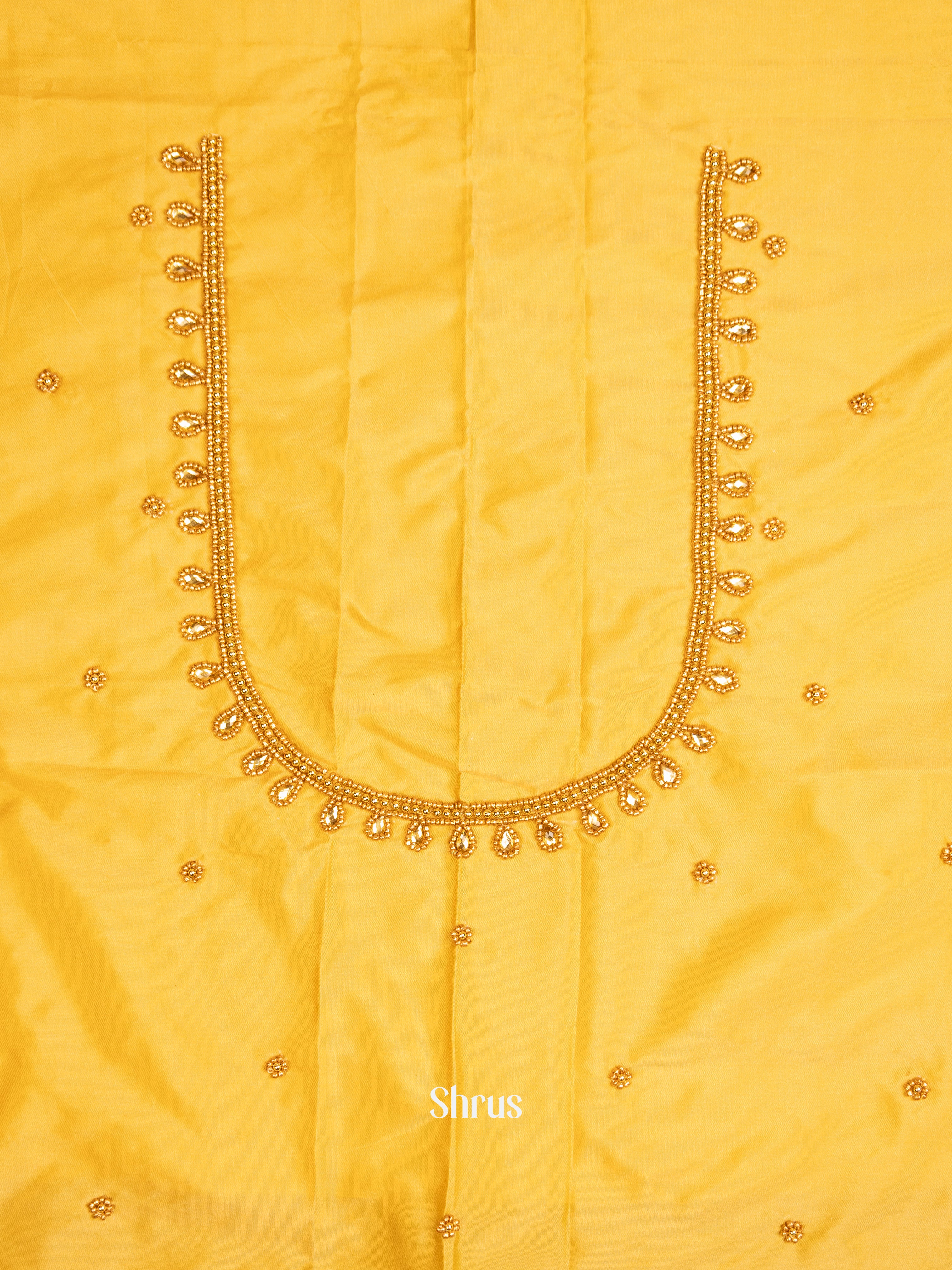 Yellow  - Aari Blouse