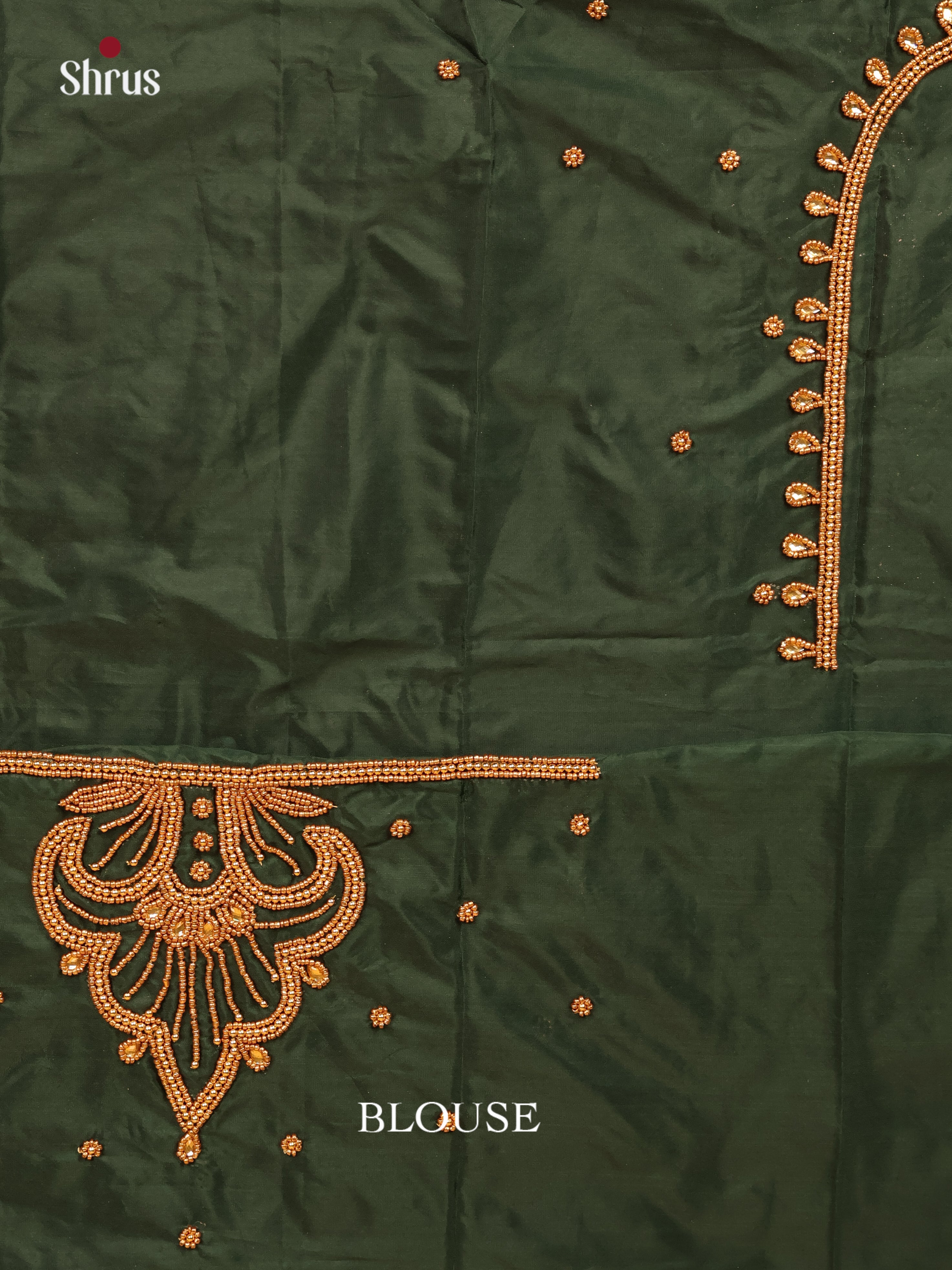 Dark Green - Aari Blouse