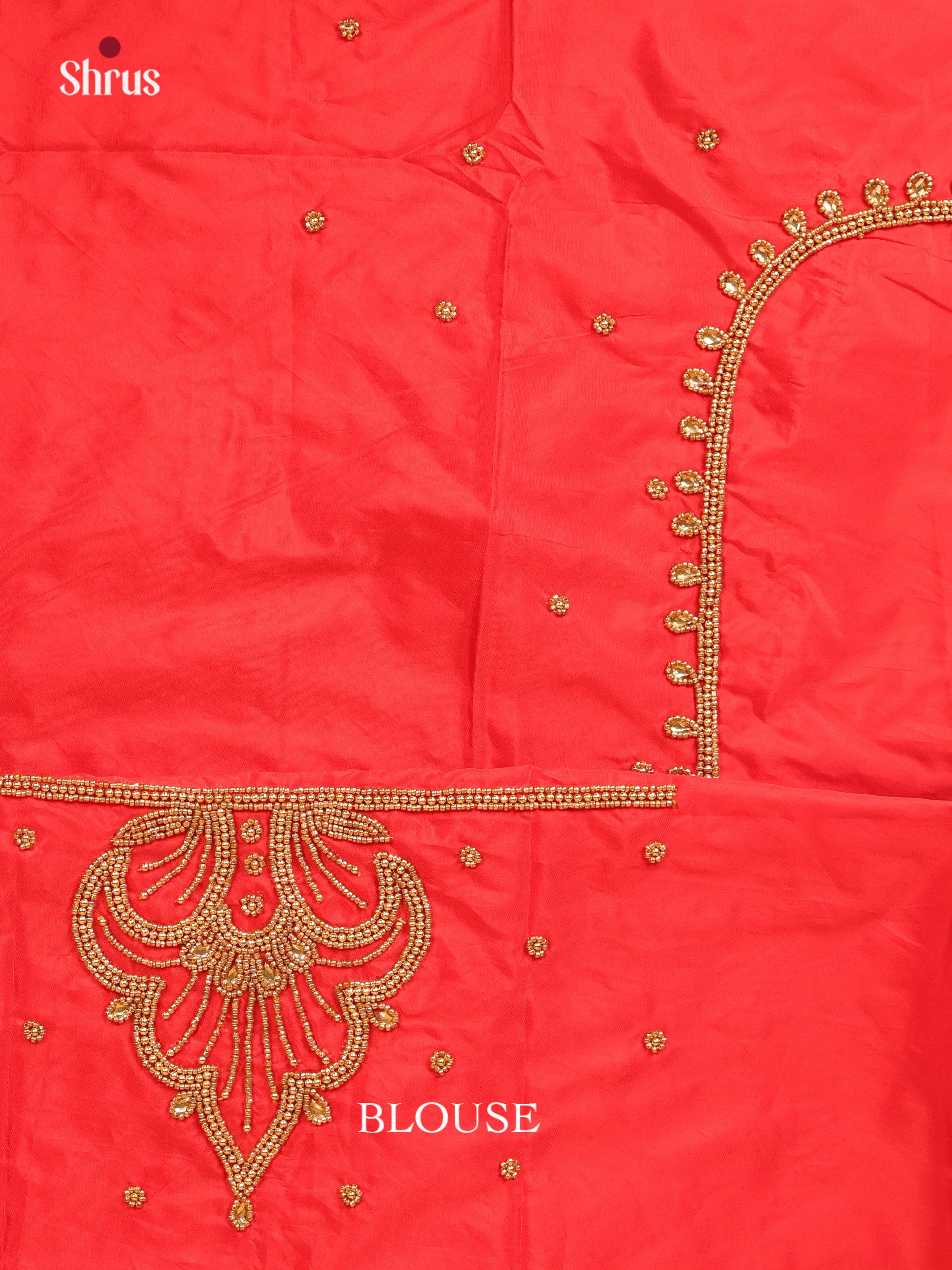 Red - Aari Blouse