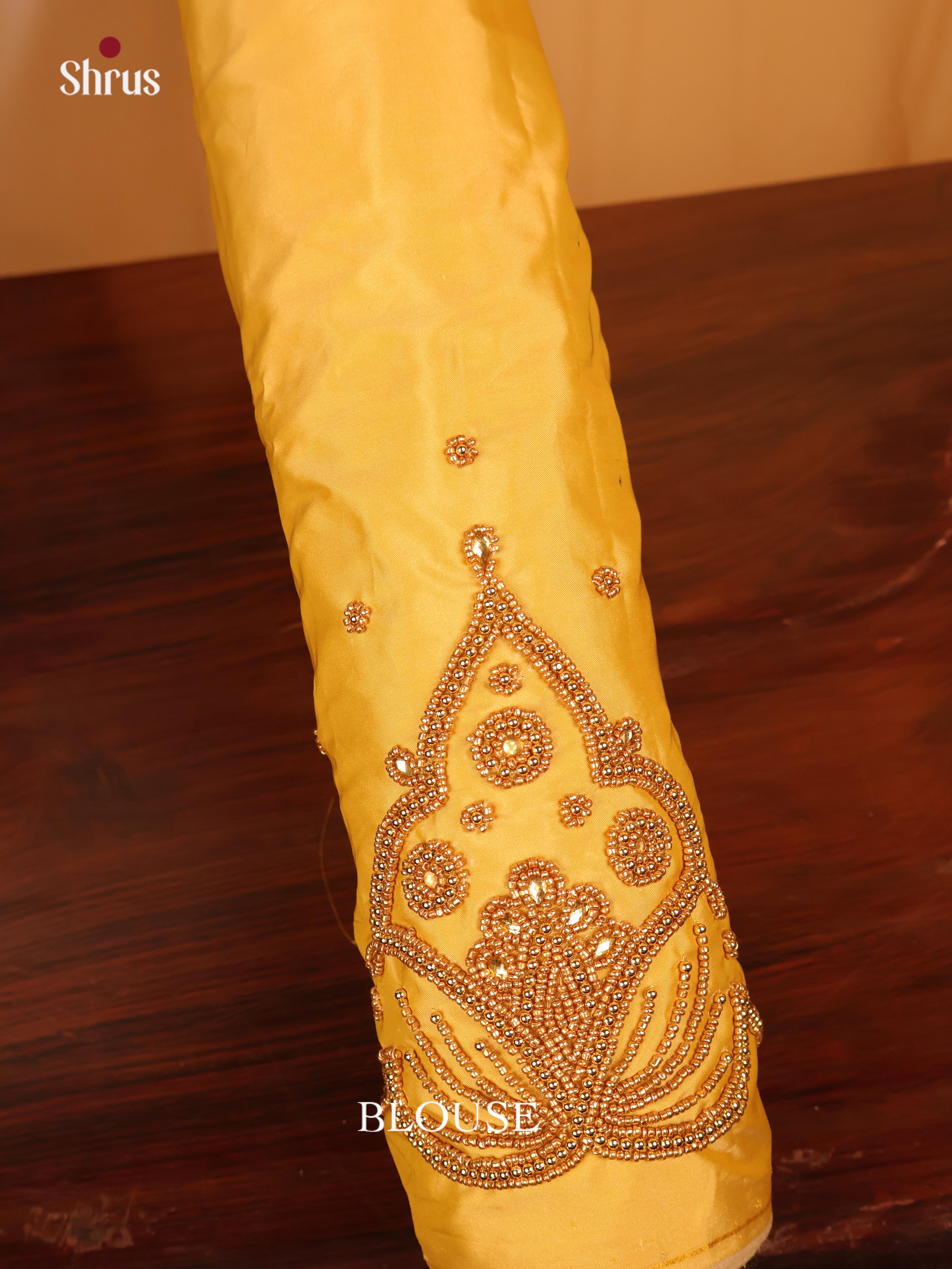 Gold - Aari Blouse - Shop on Shrus.com