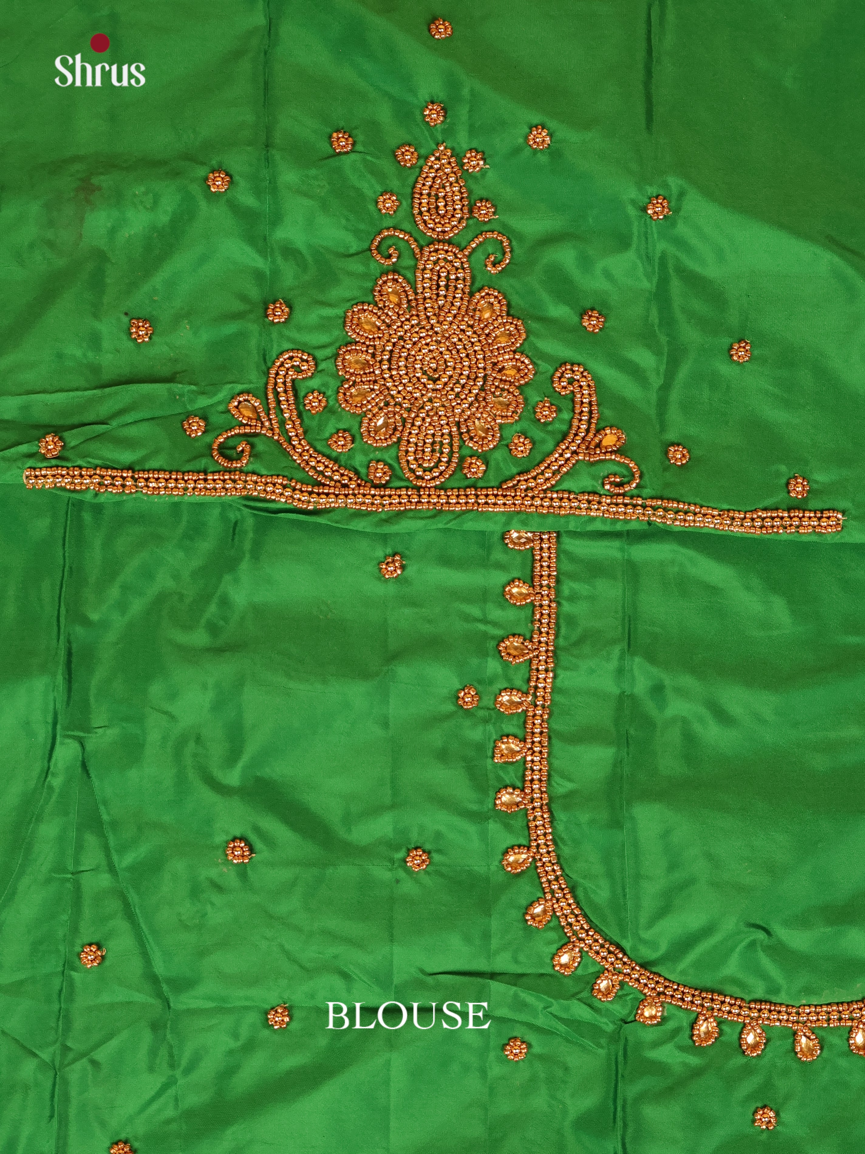 Green- Aari Blouse