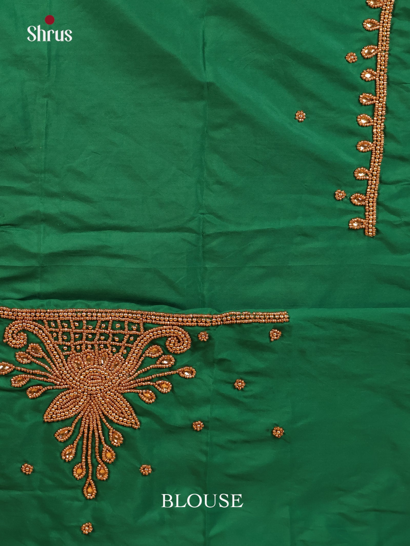 Green- Aari Blouse